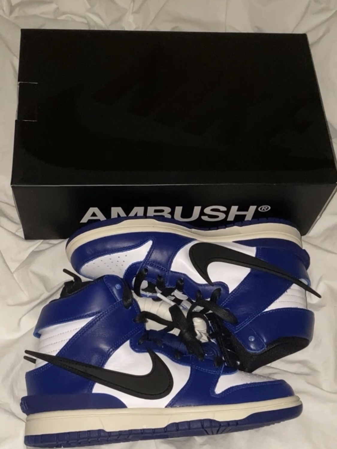 Nike x Ambush Dunk High Deep Royal Blue 착용 스타일 - 2