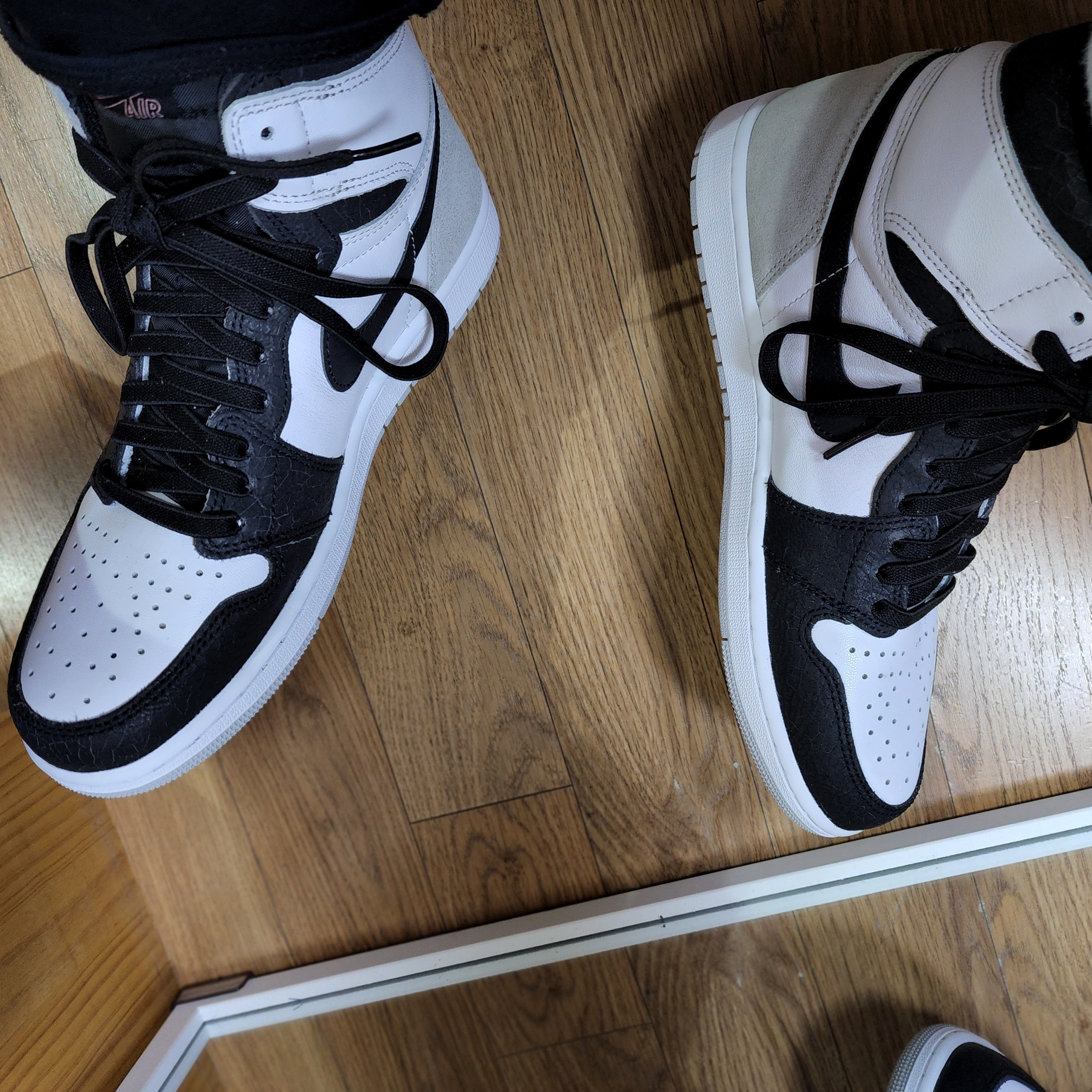 Jordan 1 Retro High OG Bleached Coral 착용 스타일 - 4