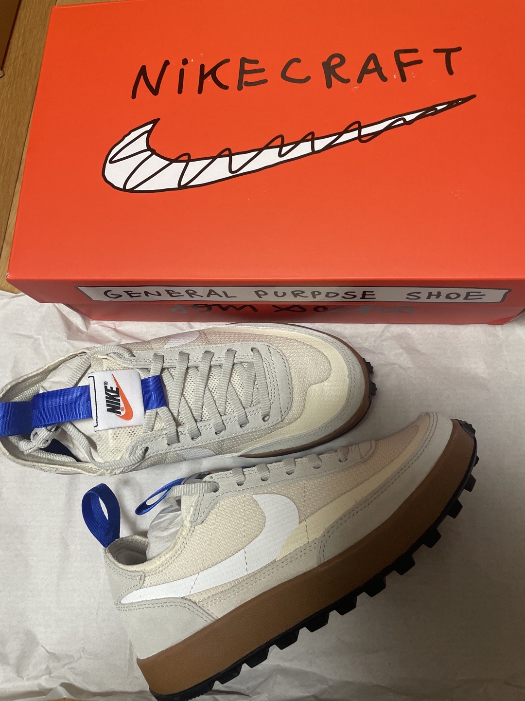 Palace Don't Be Square T-Shirt Black - 22SS, Nike x Tom Sachs General Purpose Shoe Light Cream 착용 스타일 - 5
