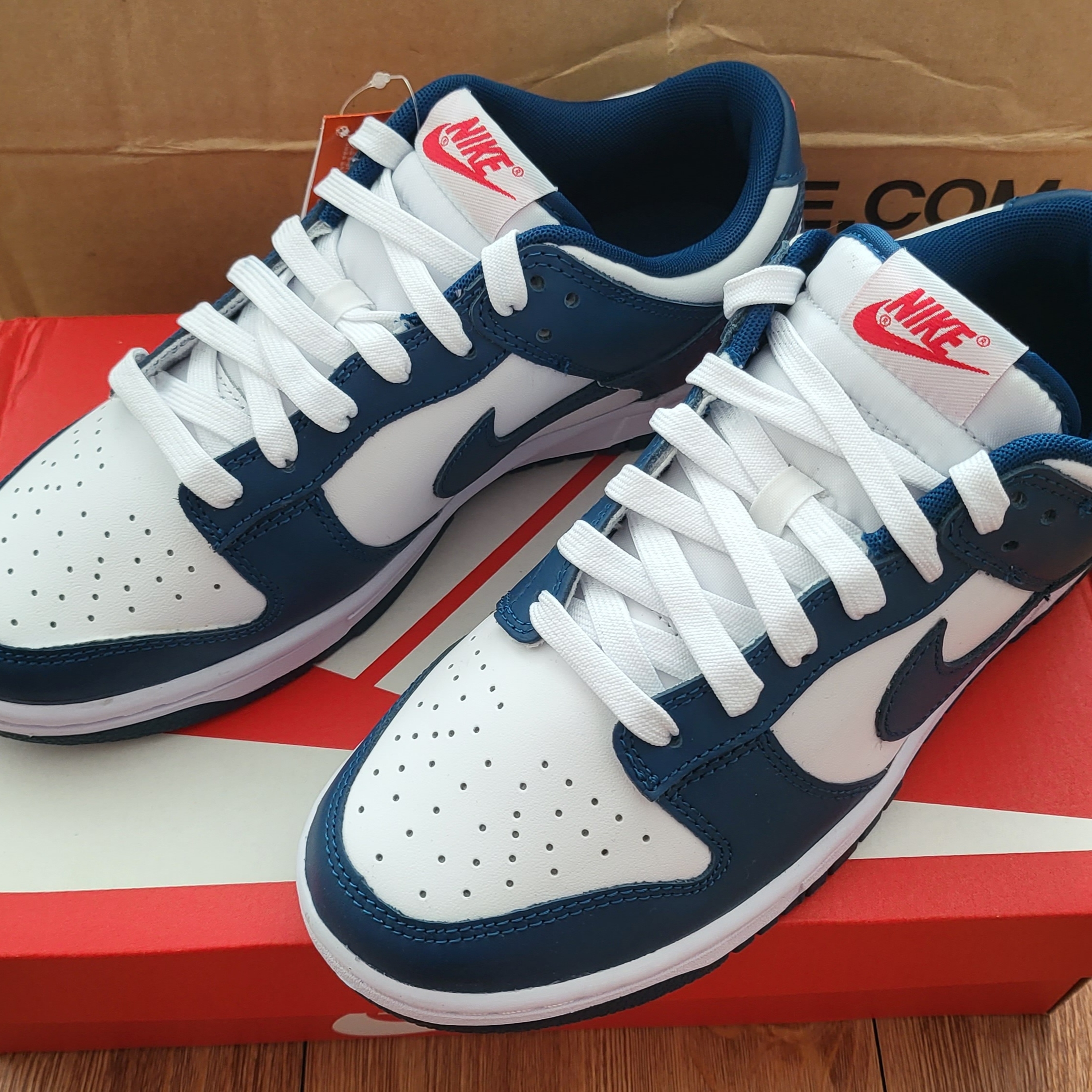 Nike Dunk Low Retro Valerian Blue 착용 스타일 - 1