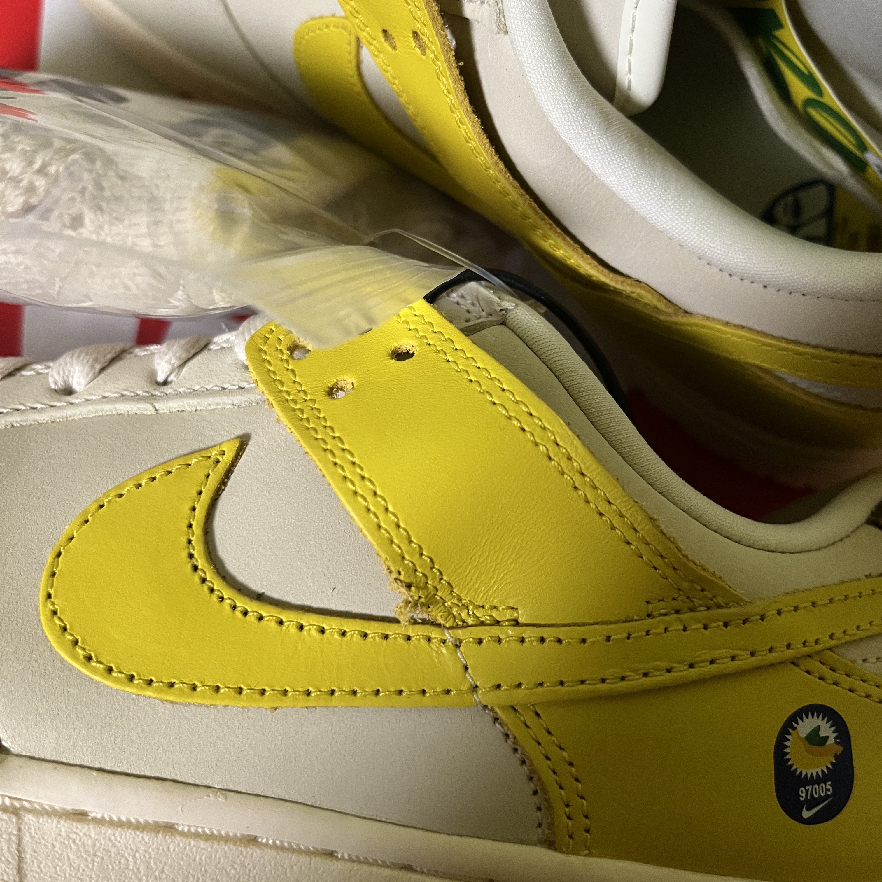 (W) Nike Dunk Low LX Banana 착용 스타일 - 1