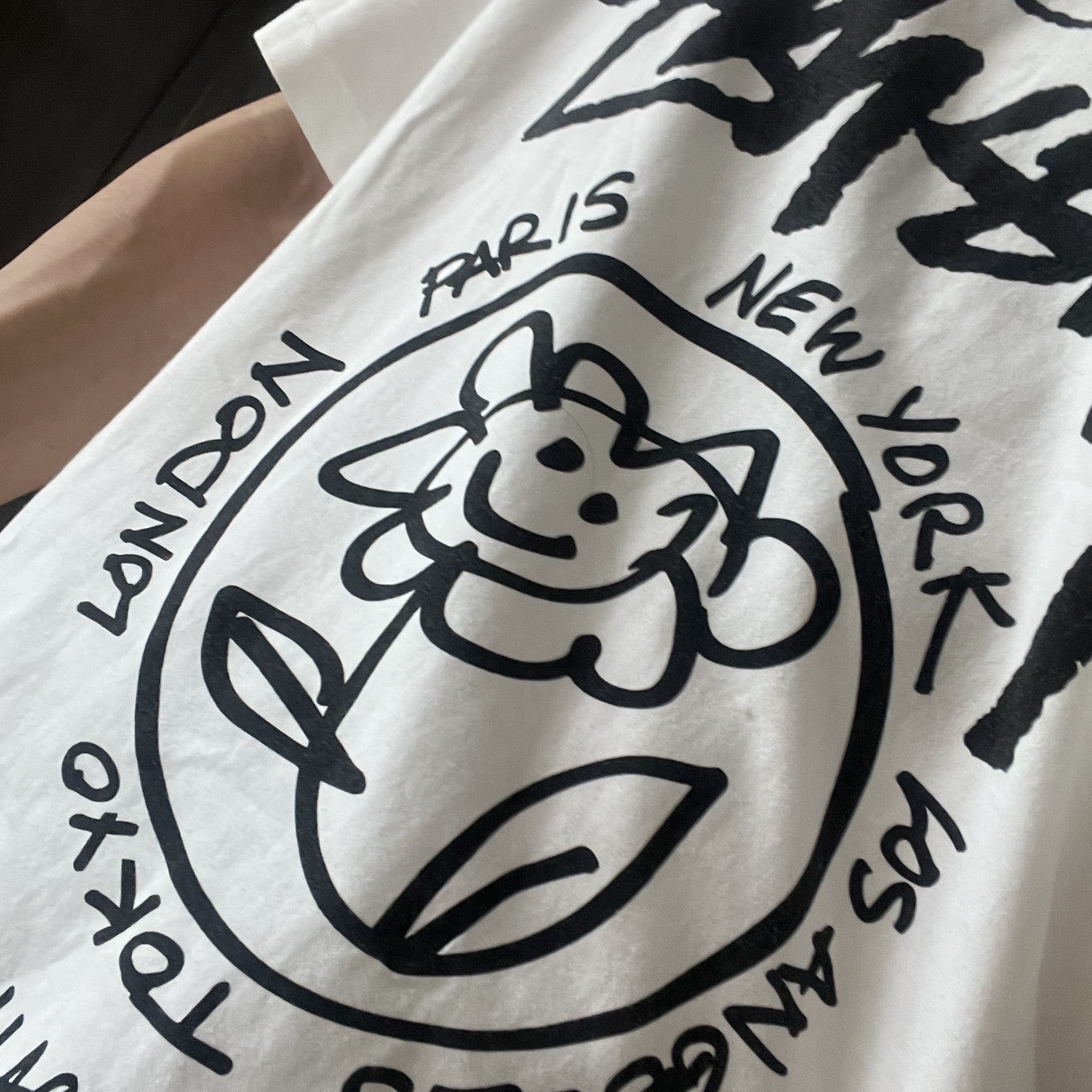 Stussy x Marc Jacobs 40 WT T-Shirt 착용 스타일