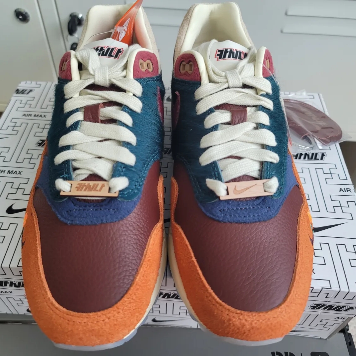 Nike x Kasina Air Max 1 SP Won-Ang Orange 착용 스타일 - 4