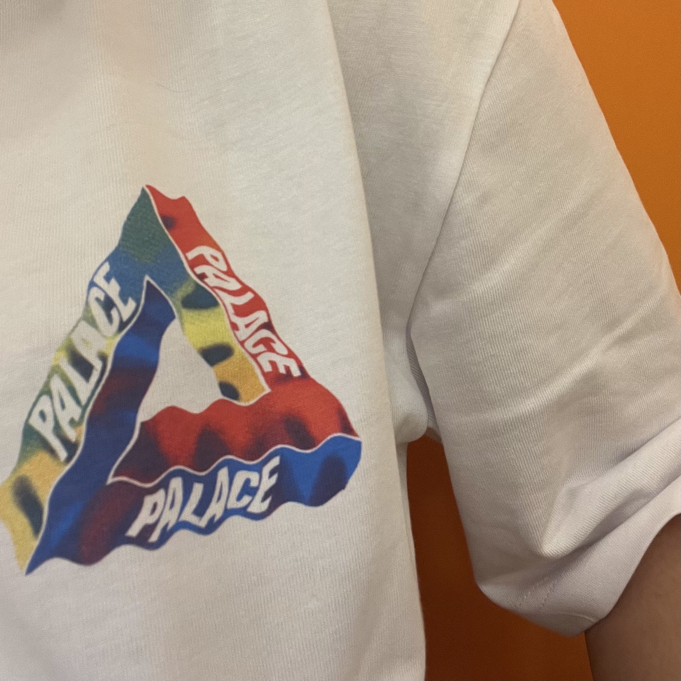 Palace Tri-Visions T-Shirt White - 22SS 착용 스타일