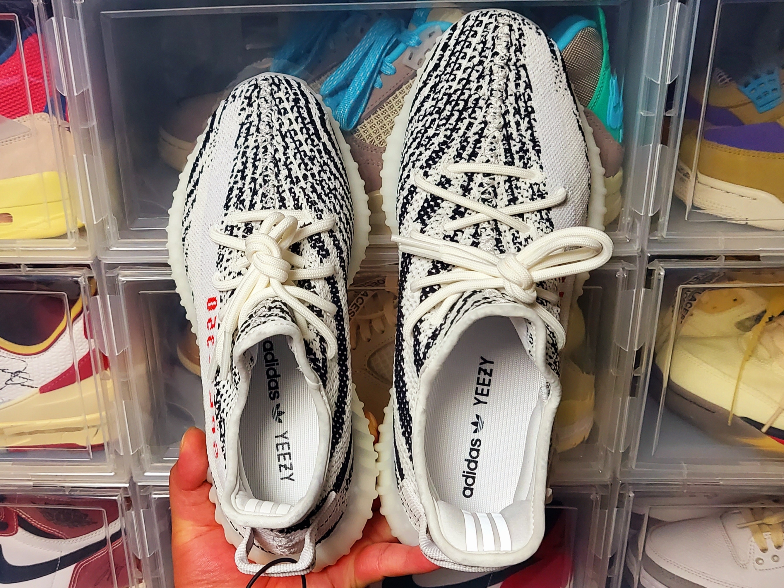 Adidas Yeezy Boost 350 V2 Zebra 2022/2023 착용 스타일