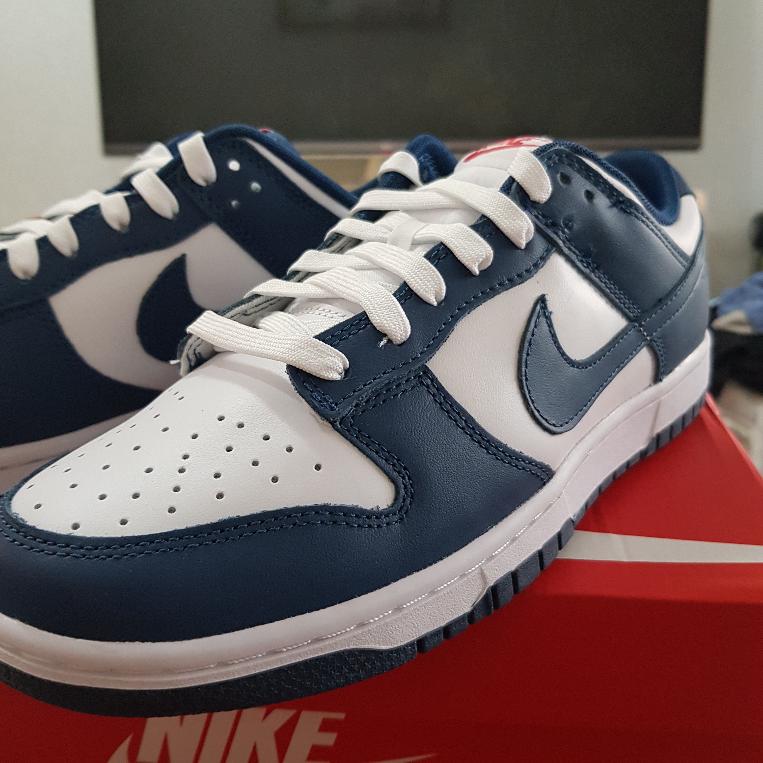 Nike Dunk Low Retro Valerian Blue 착용 스타일 - 4