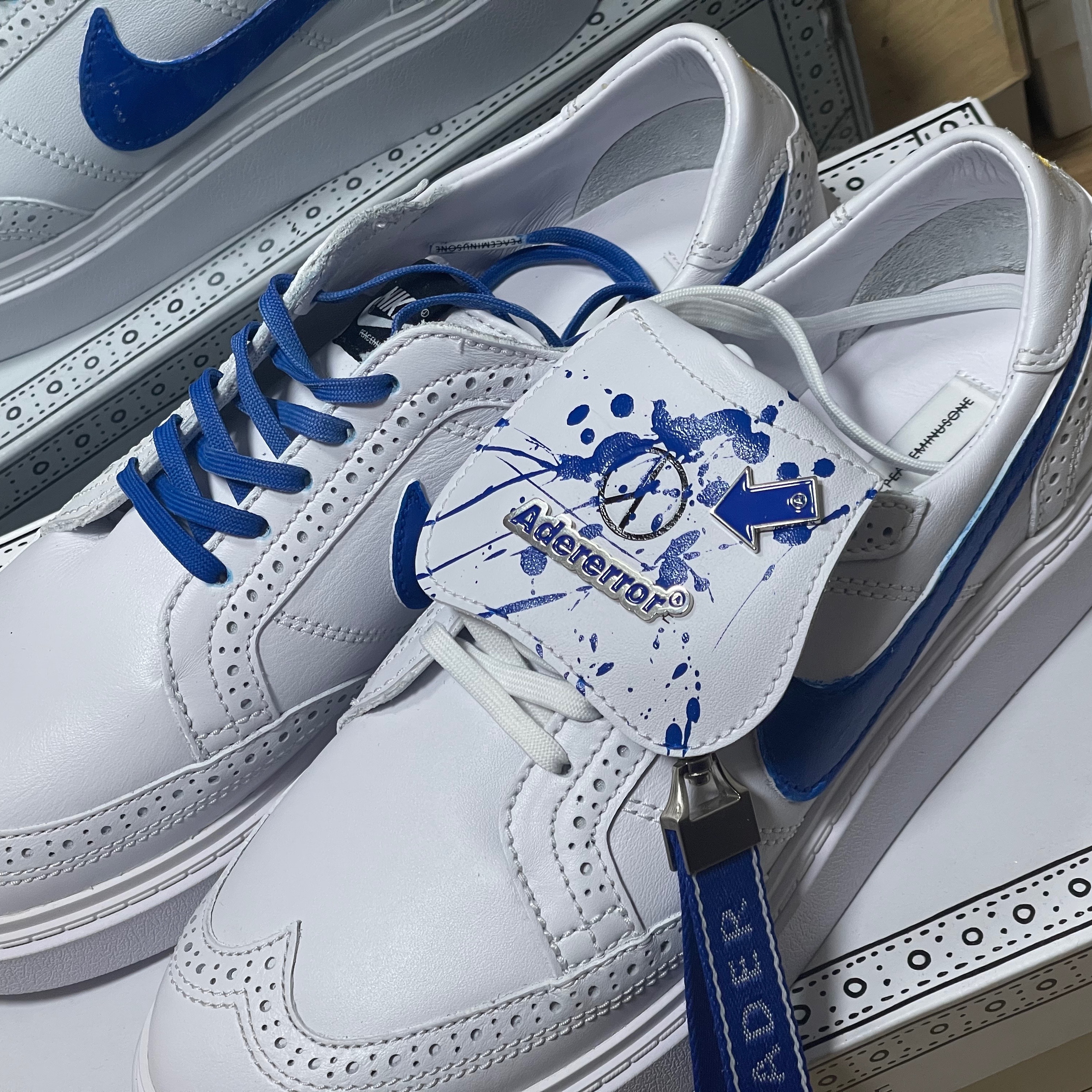 Nike x Peaceminusone Kwondo1 White 착용 스타일