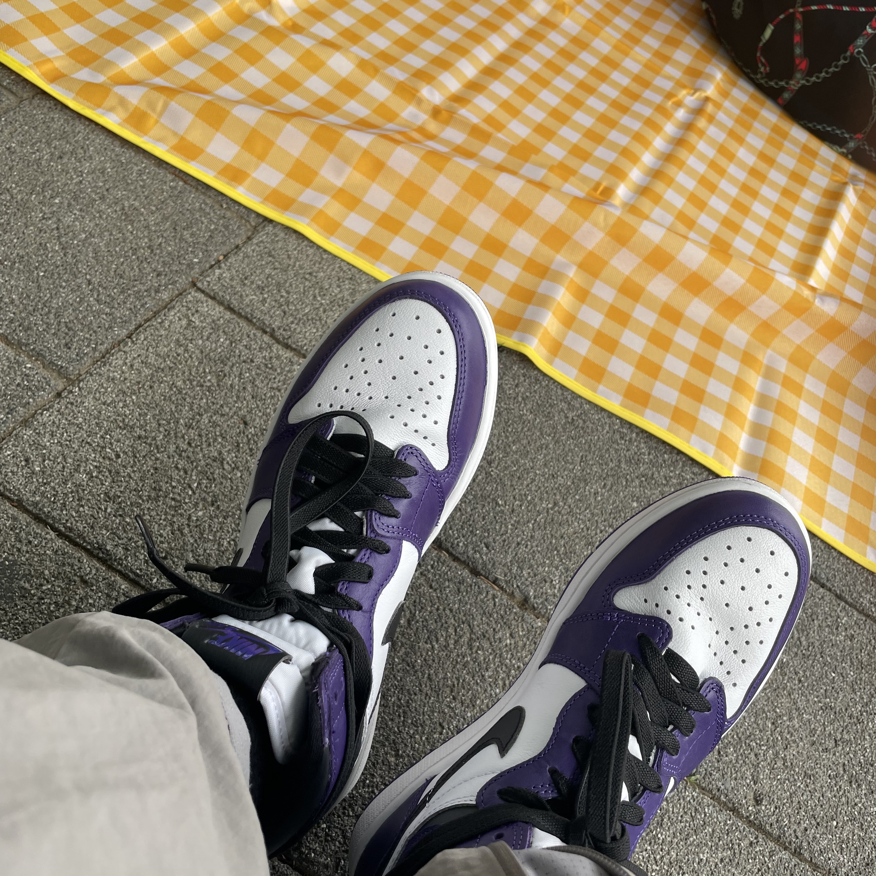 Jordan 1 Retro High OG Court Purple 2020 착용 스타일