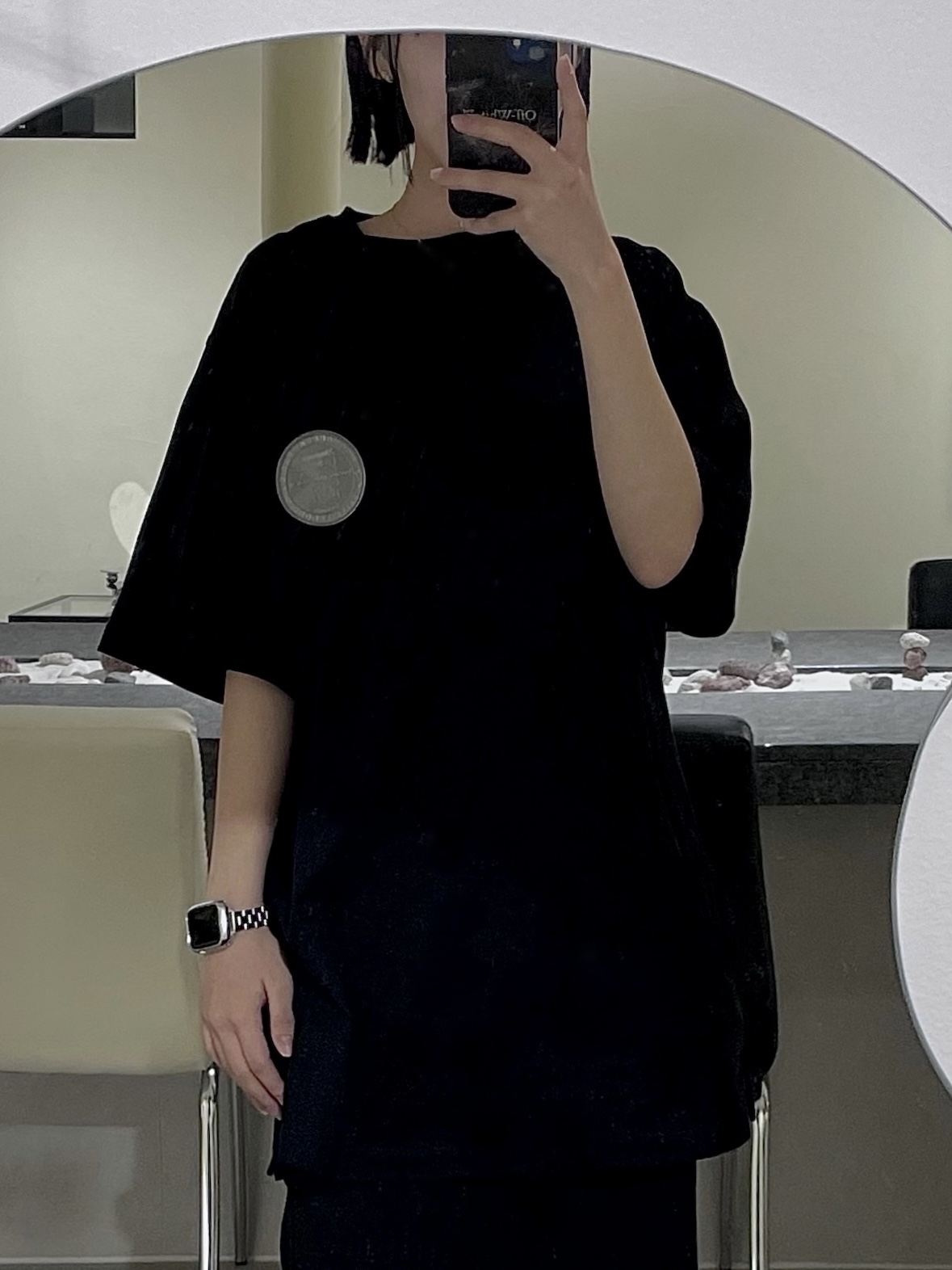 Balenciaga Triple S Grey Red Blue 2018 Reissue, Wooyoungmi Back Logo Graphic T-Shirt White - 22SS 착용 스타일 - 2