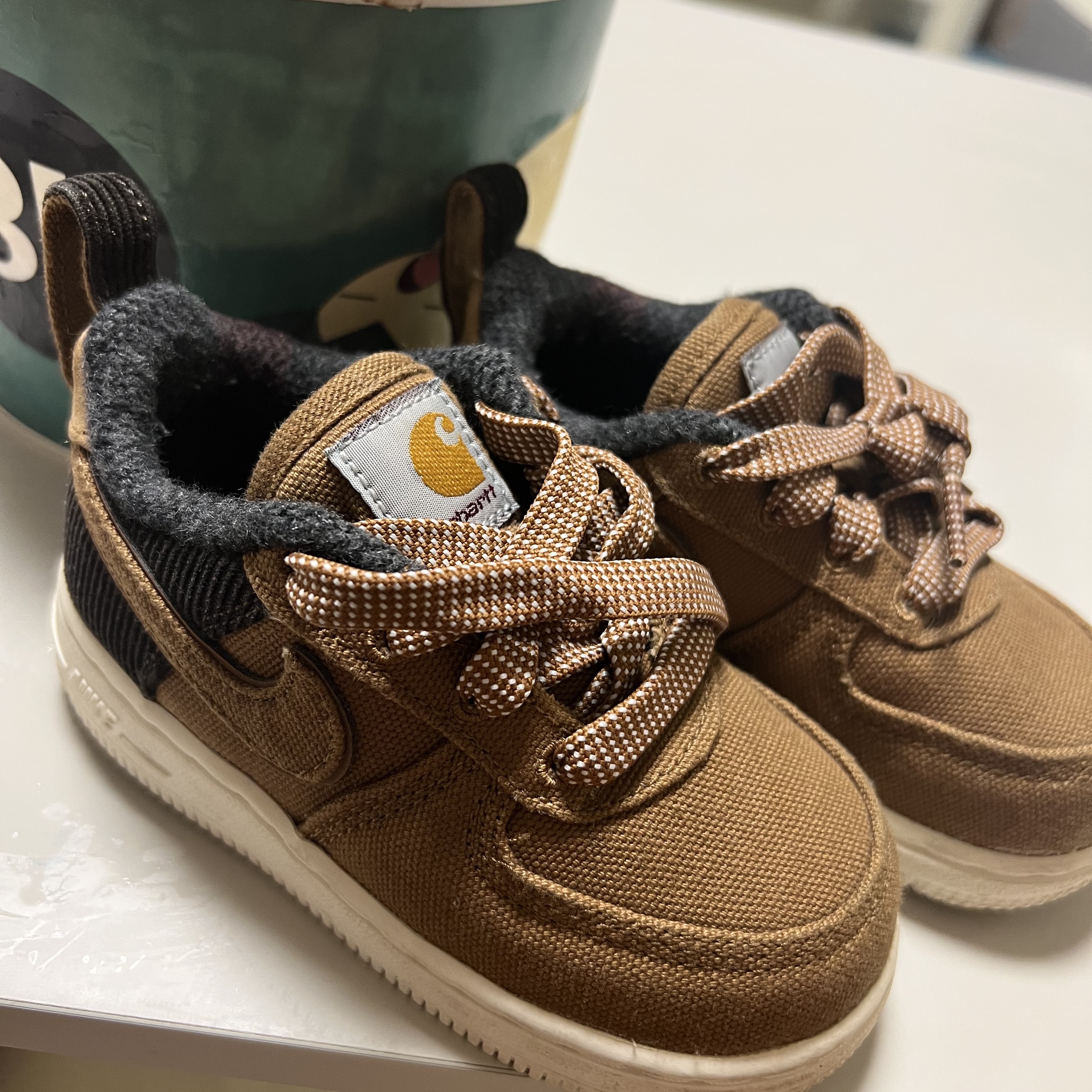 (TD) Nike x Carhartt WIP Air Force 1 Low Ale Brown 착용 스타일