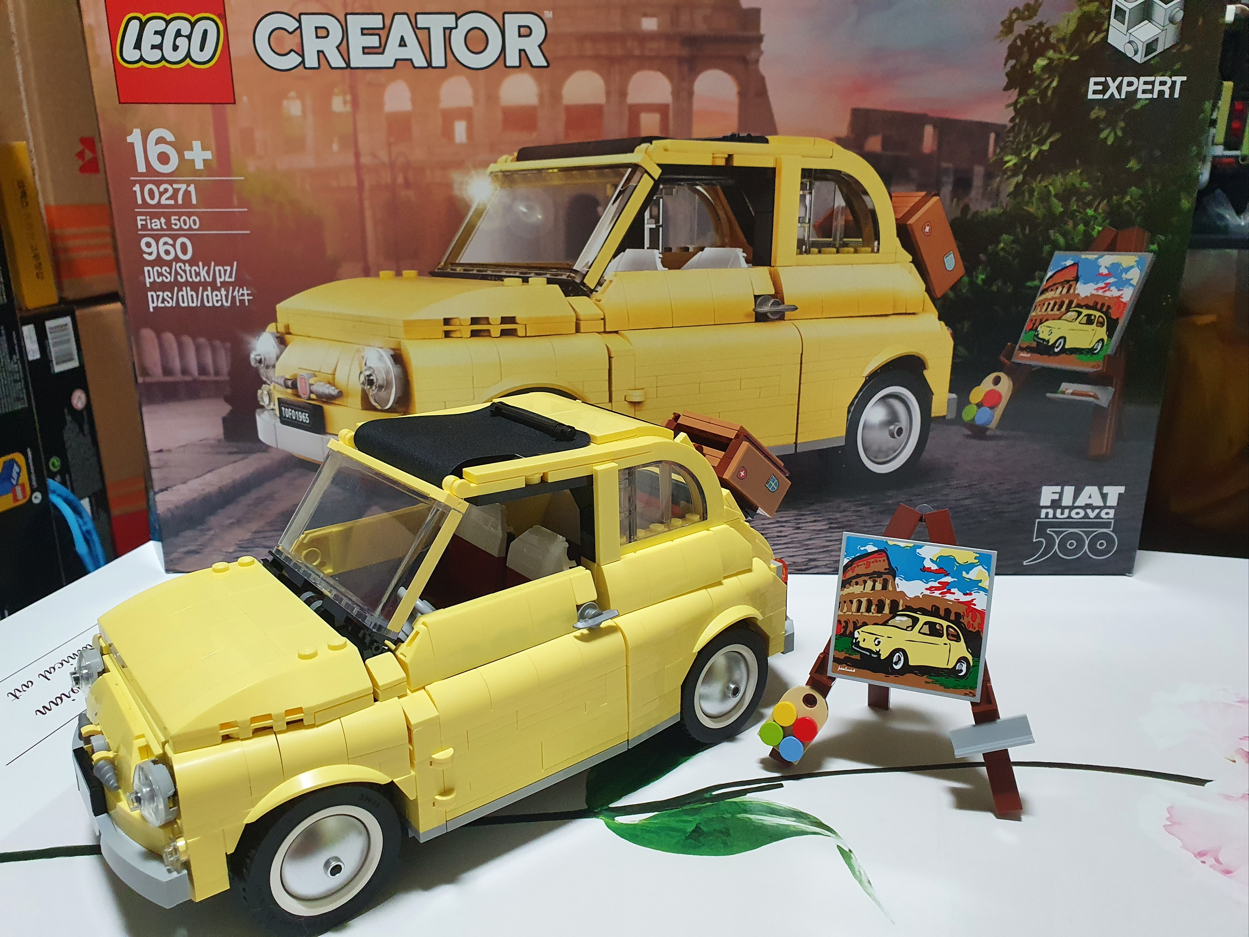 Lego Fiat 500 착용 스타일