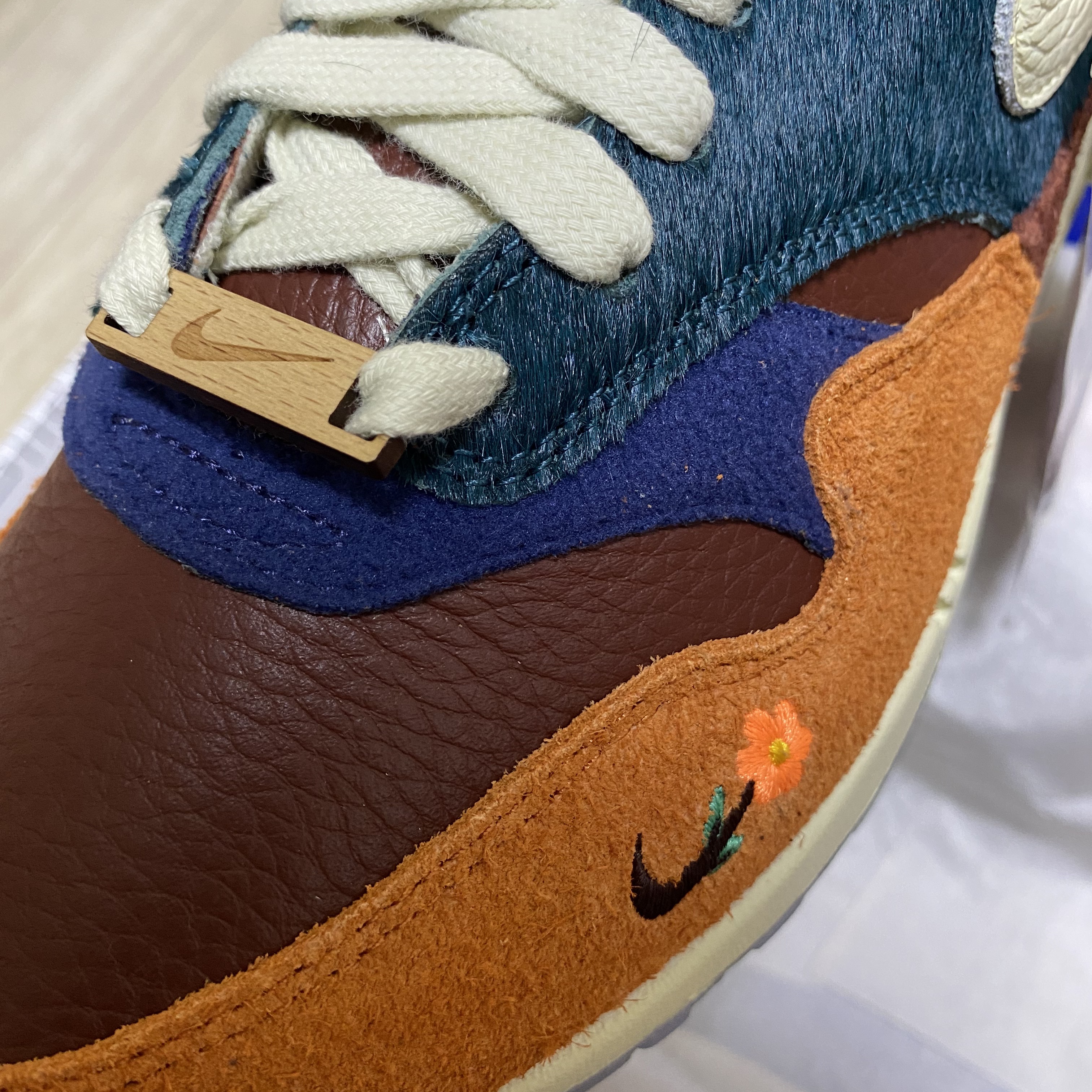 Nike x Kasina Air Max 1 SP Won-Ang Orange 착용 스타일 - 2