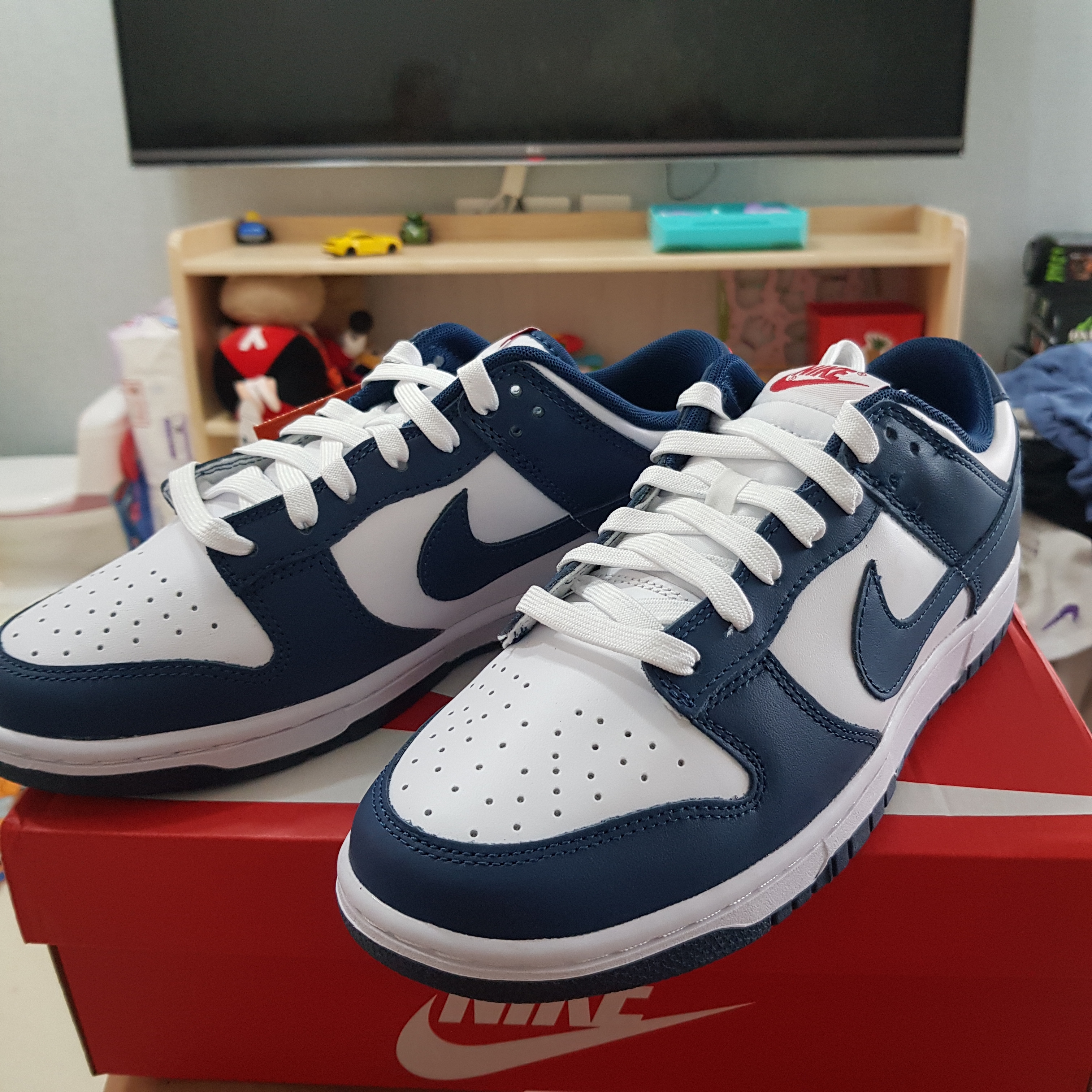 Nike Dunk Low Retro Valerian Blue 착용 스타일 - 5