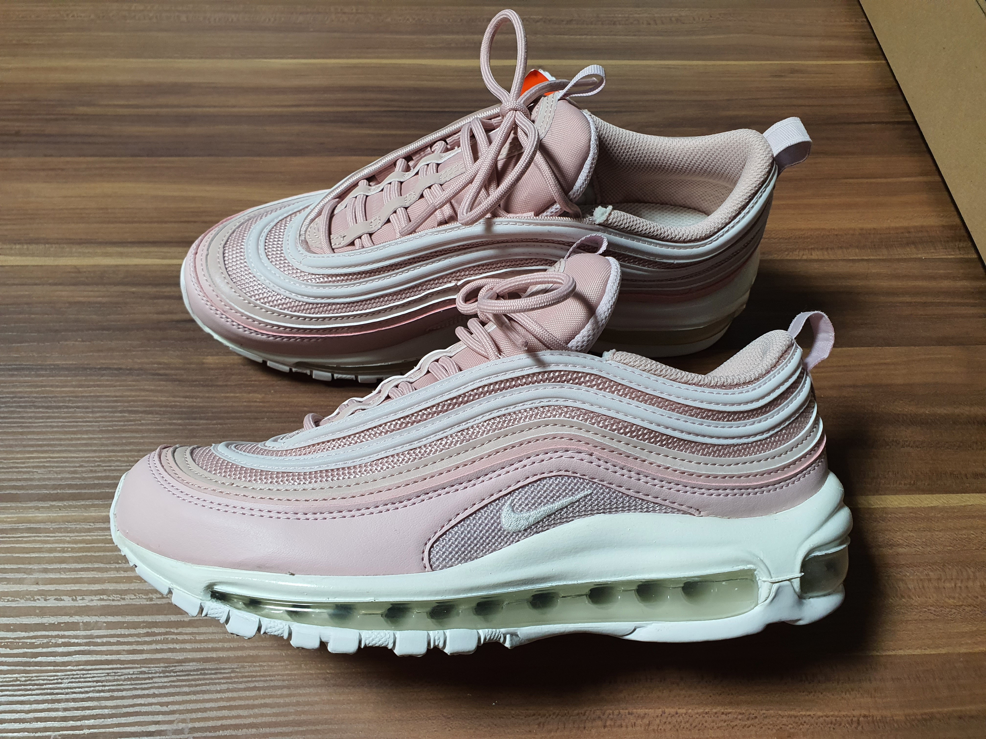 (W) Nike Air Max 97 Next Nature Pink Oxford 착용 스타일 - 2