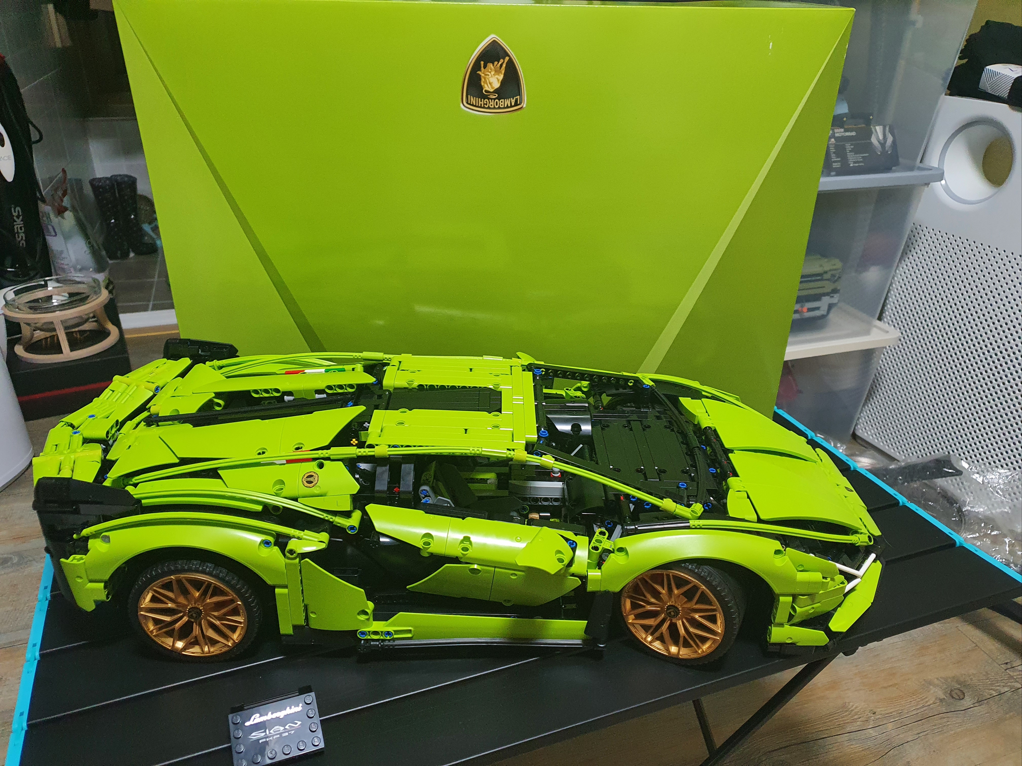 Lego Lamborghini Sian FKP 37 착용 스타일 - 3