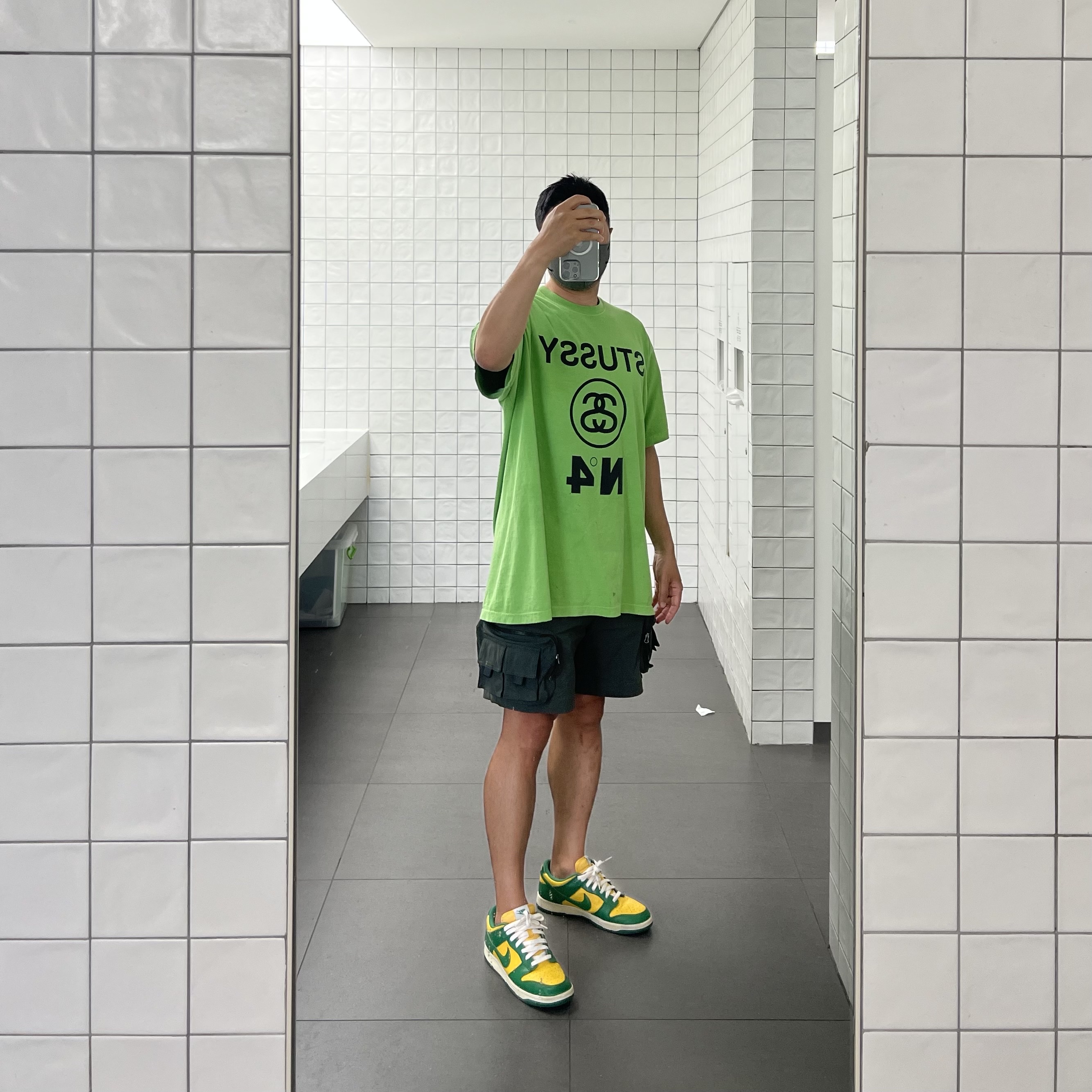 Nike ACG Cargo Shorts Sequoia - Asia, Nike Dunk Low SP Brazil 2020 착용 스타일