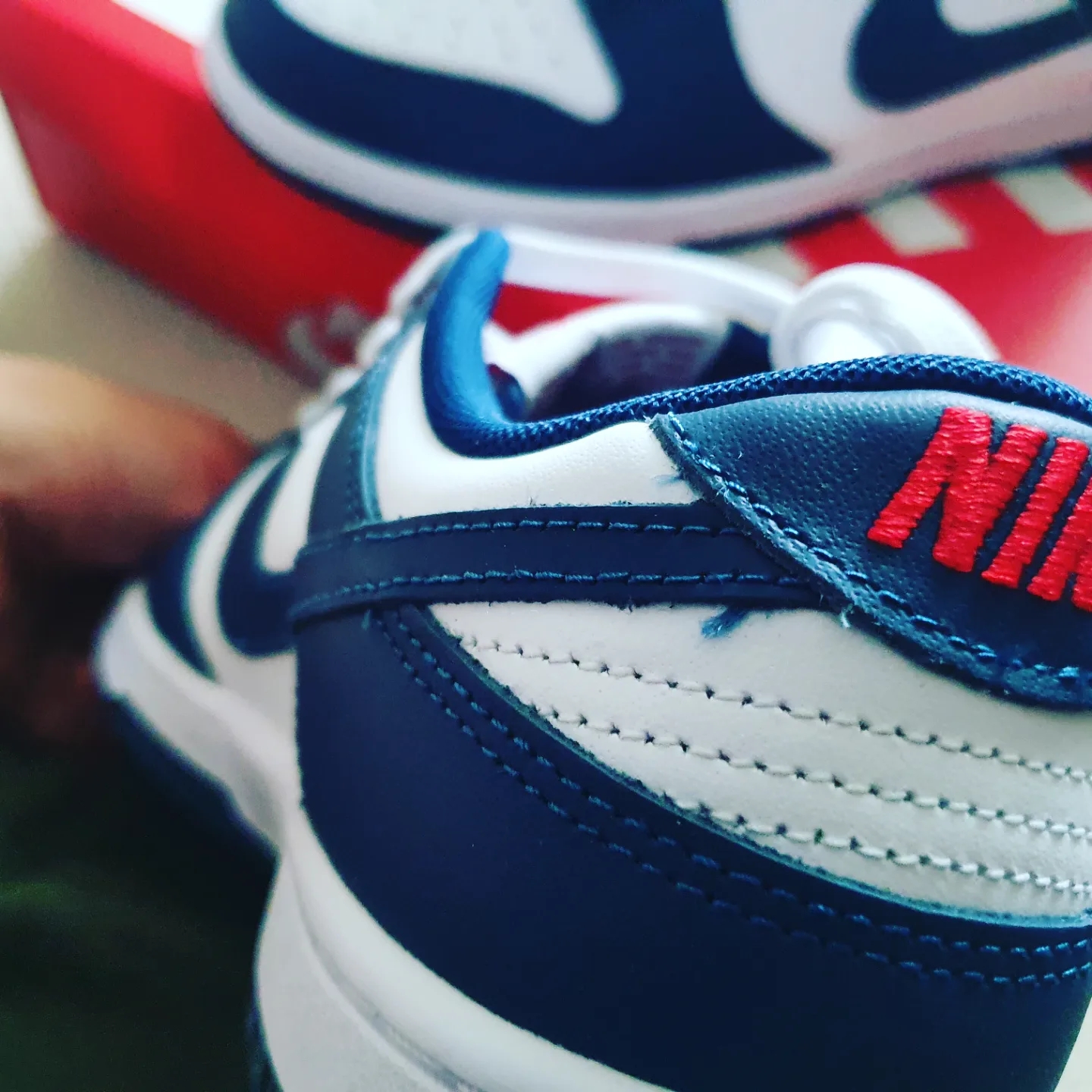 Nike Dunk Low Retro Valerian Blue 착용 스타일 - 2
