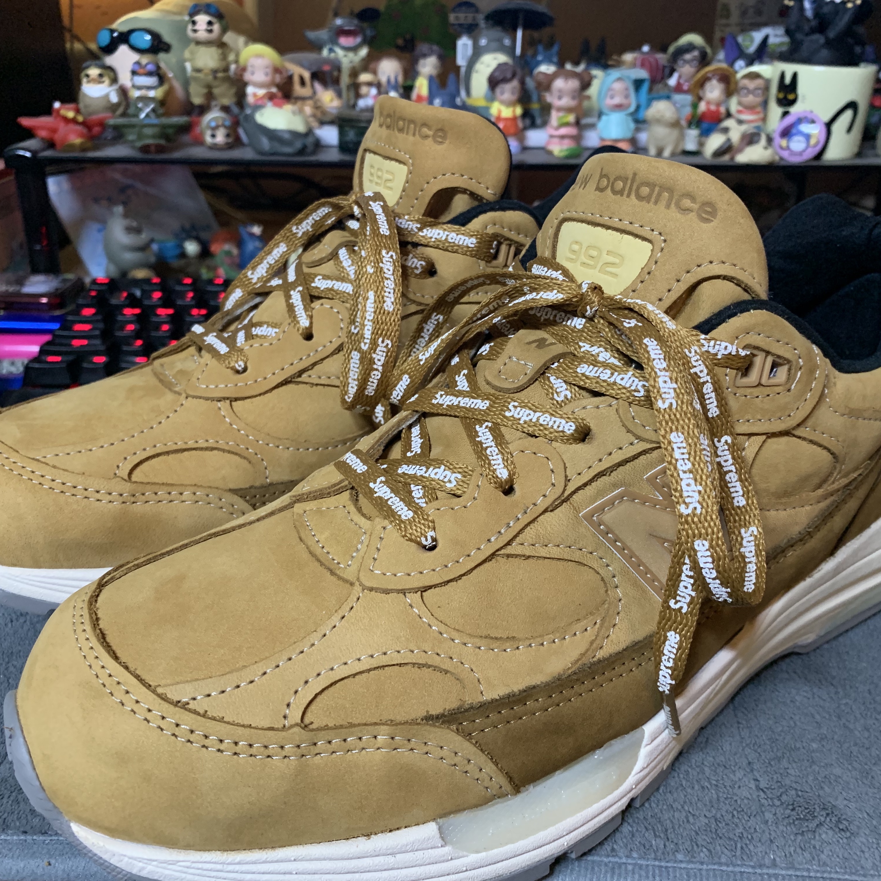 New Balance 992 Made in USA Brown 착용 스타일