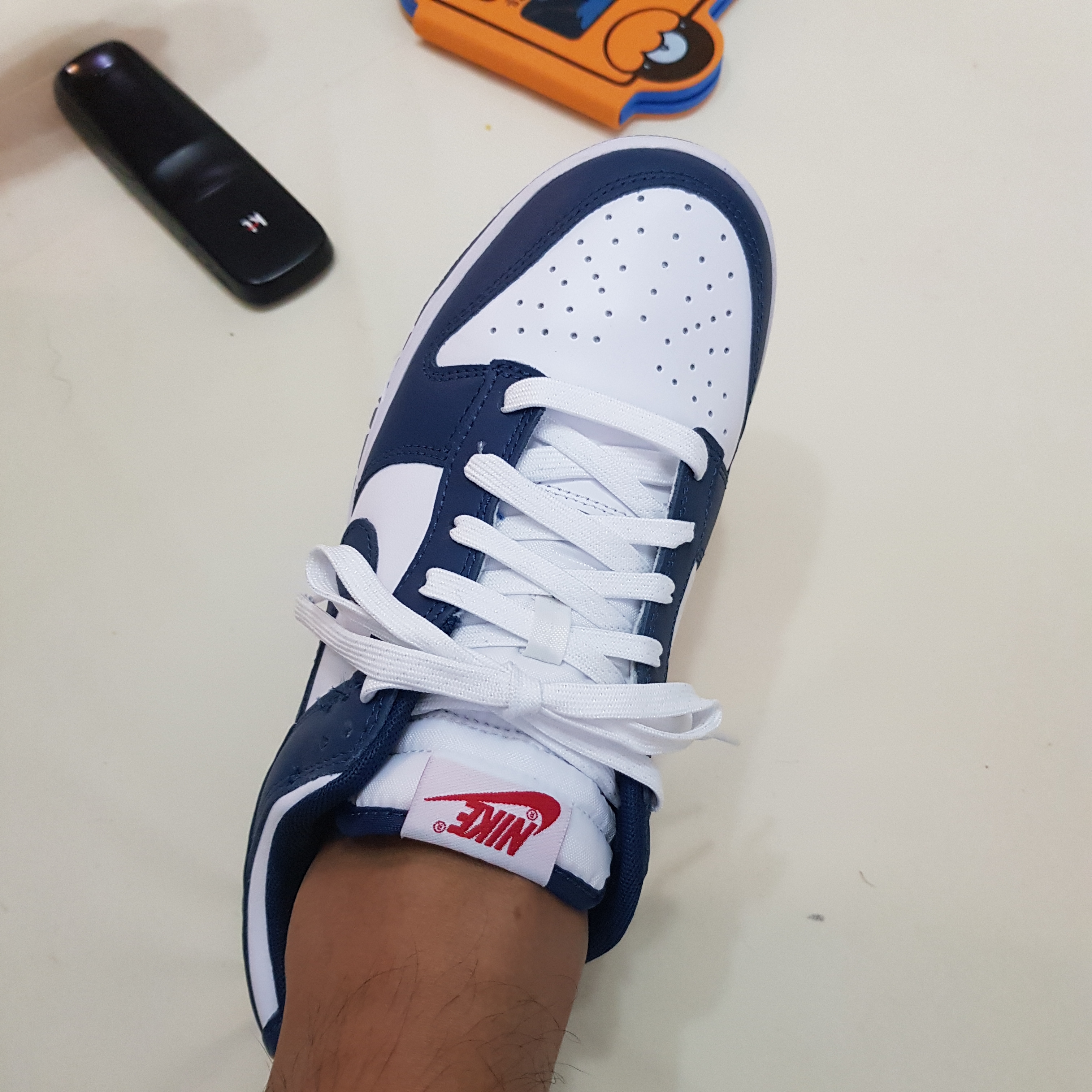 Nike Dunk Low Retro Valerian Blue 착용 스타일 - 2