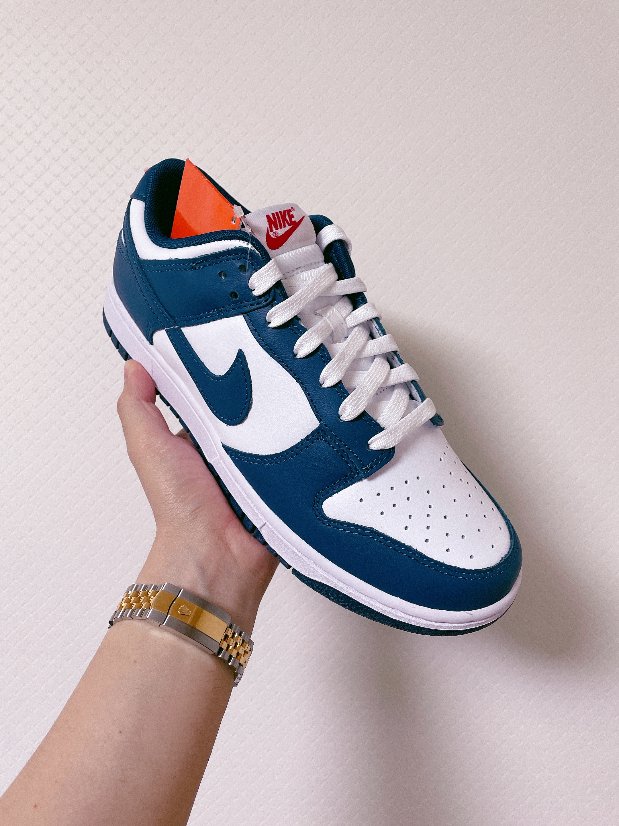 Nike Dunk Low Retro Valerian Blue 착용 스타일 - 1