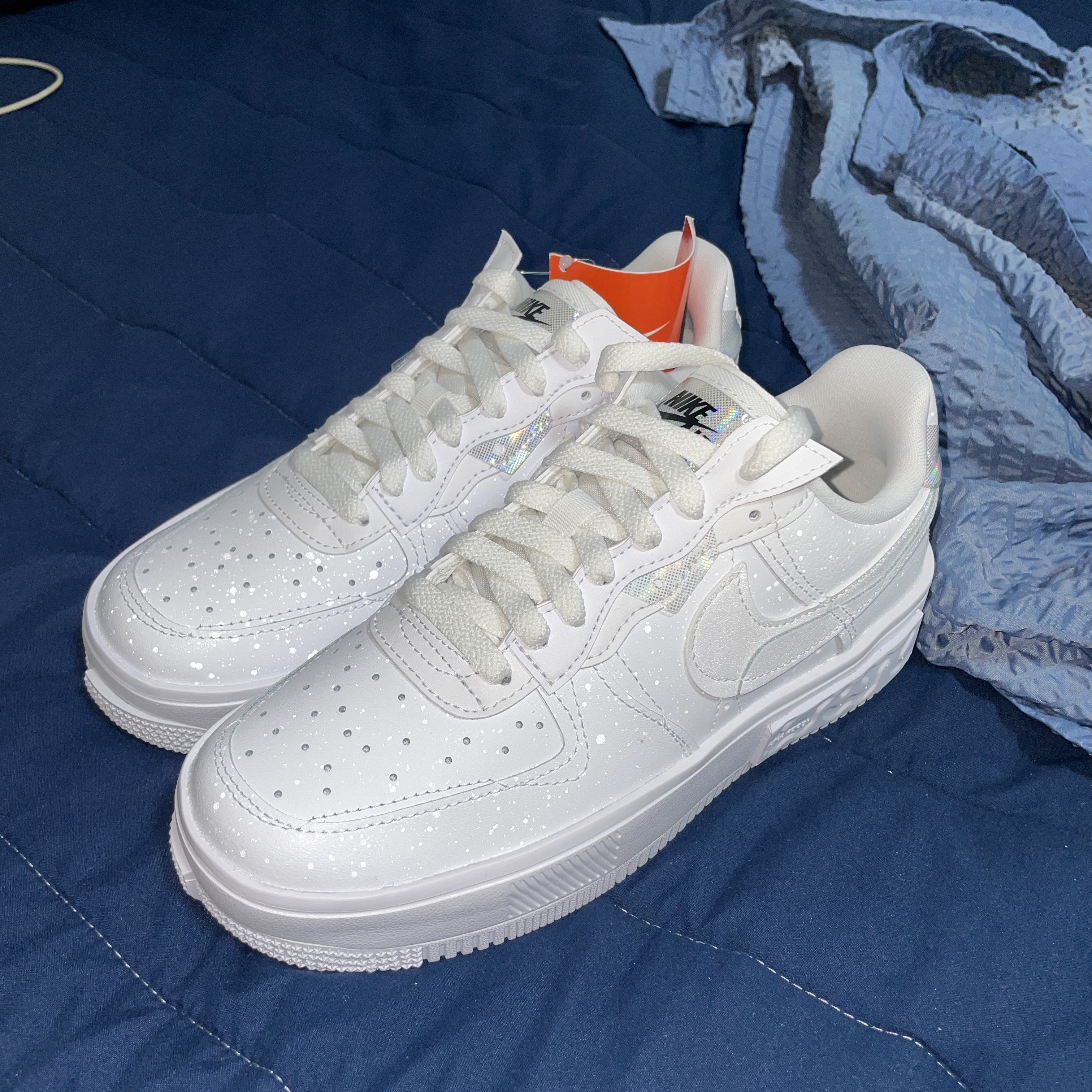 (W) Nike Air Force 1 Fontanka White Pearl 착용 스타일