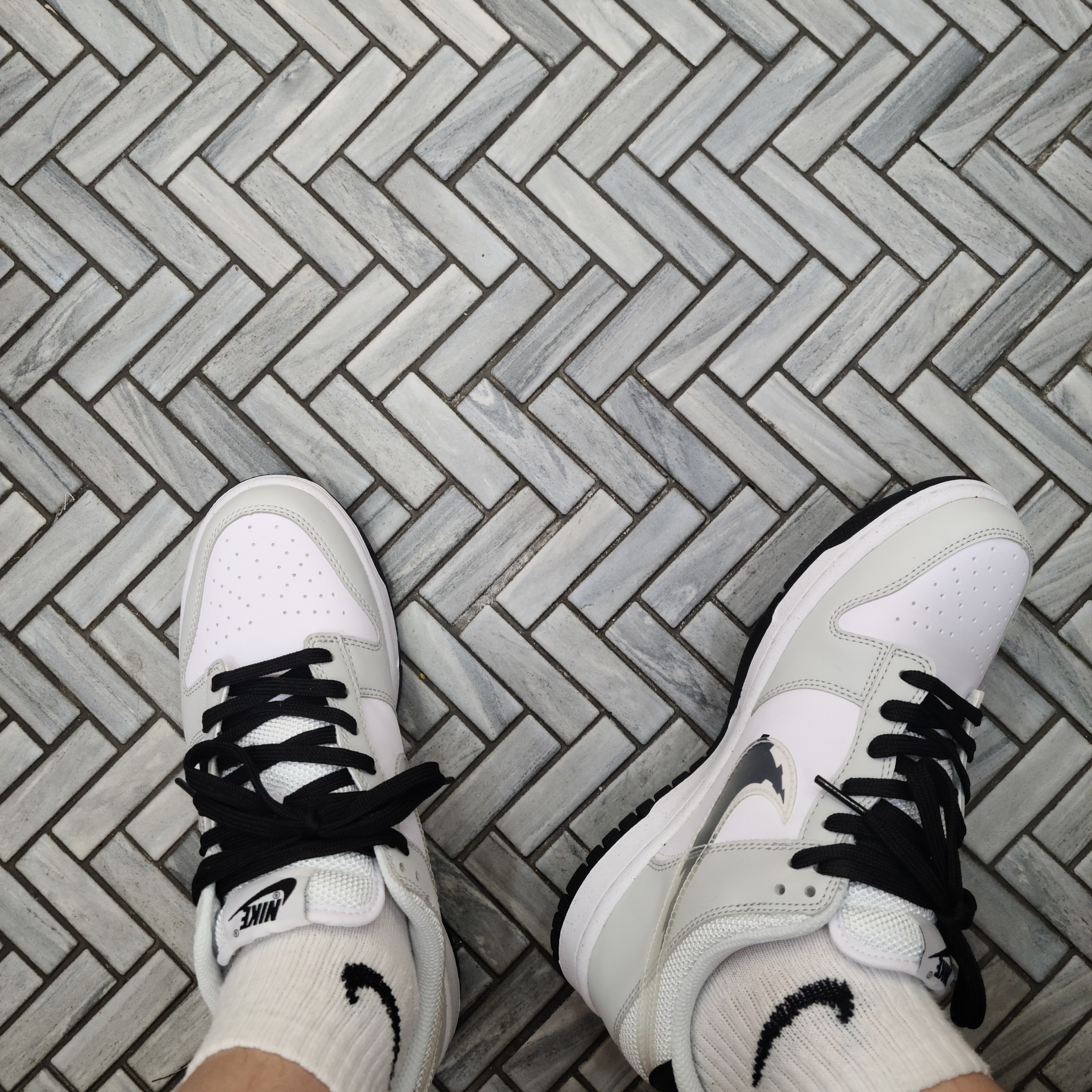 (GS) Nike Dunk Low Photon Dust 착용 스타일