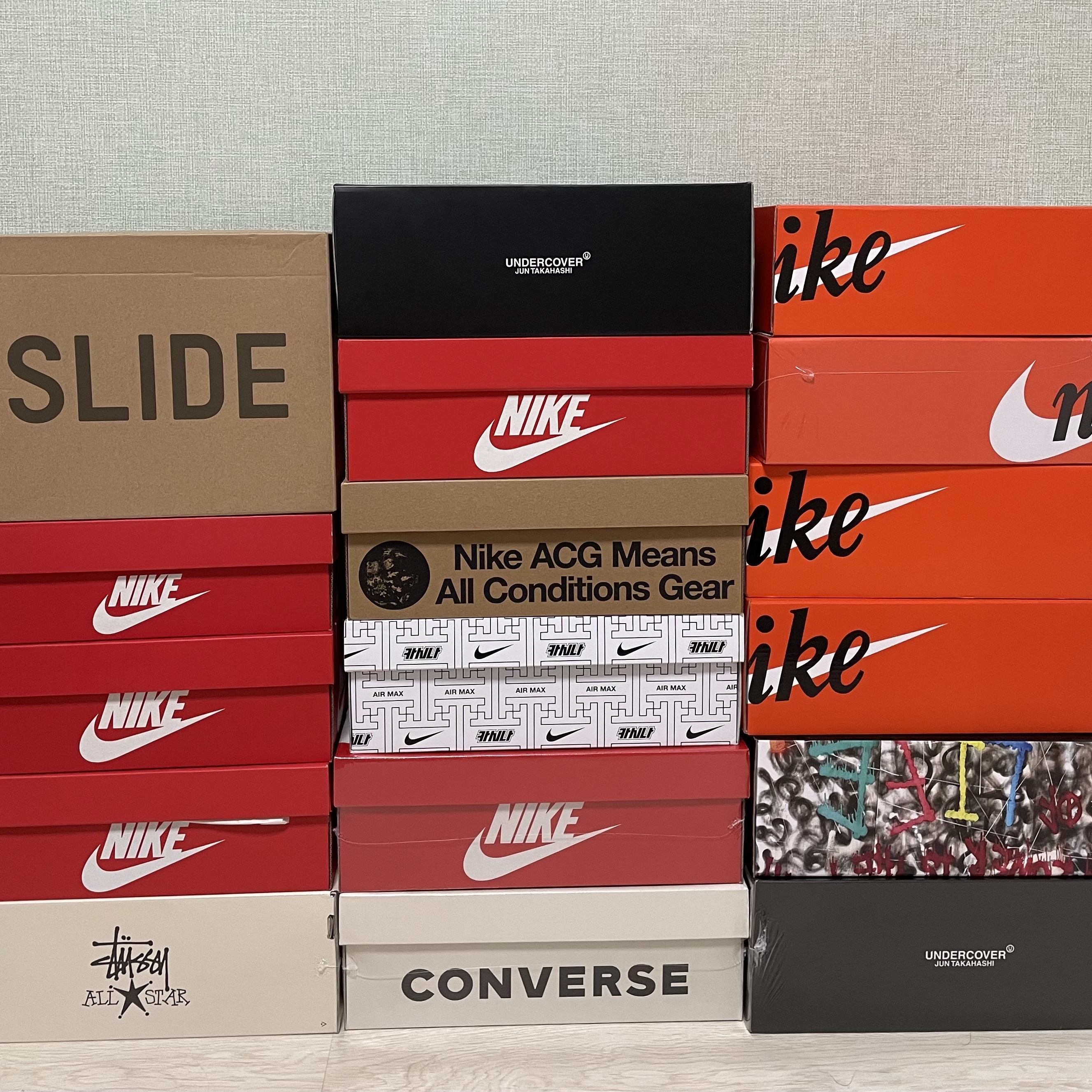 Converse x Stussy One Star Ox Black, Converse x Stussy Chuck 70 High Black 착용 스타일