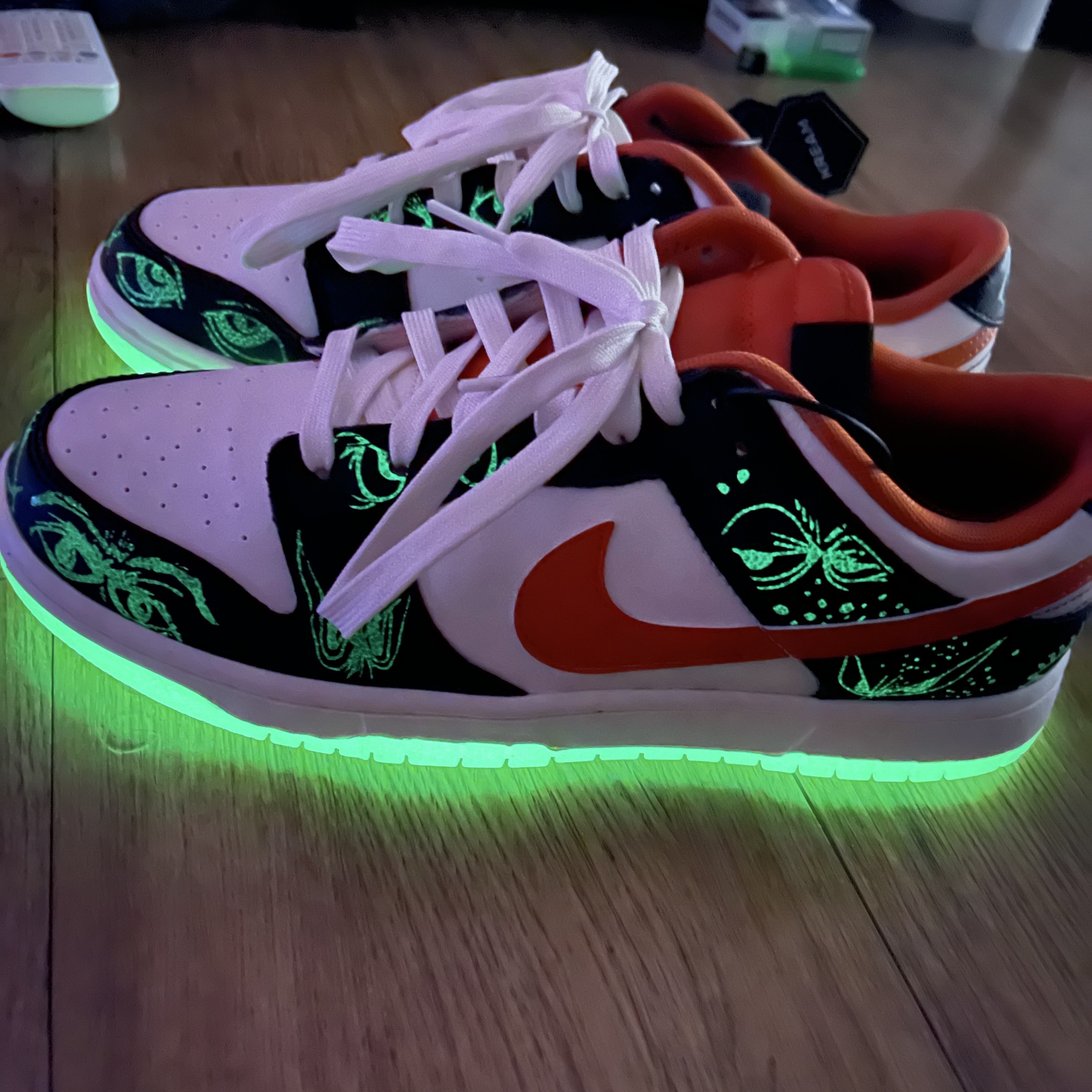 Nike Dunk Low Retro PRM Halloween 착용 스타일 - 1