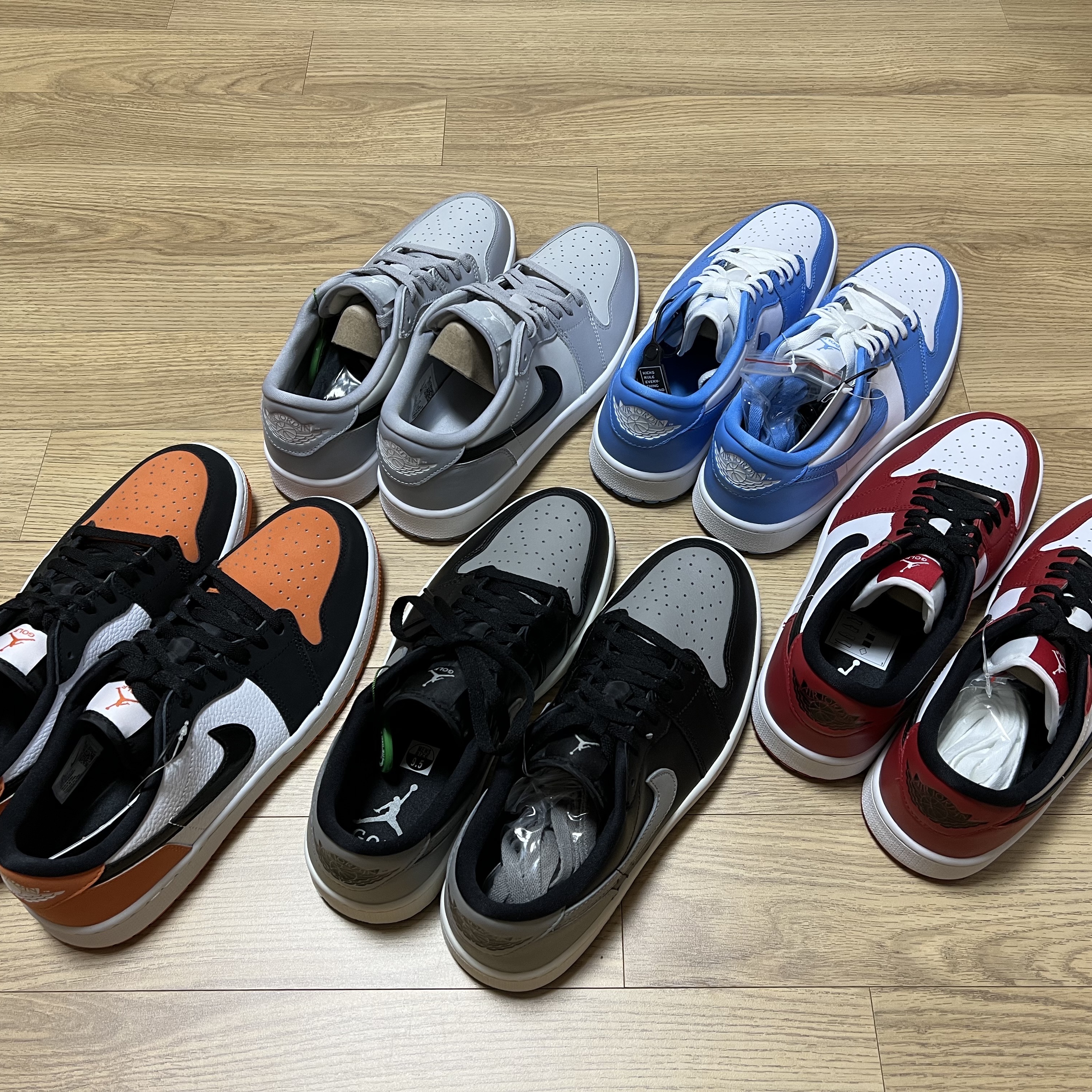 Jordan 1 Low Golf Wolf Grey, Jordan 1 Low Golf Chicago 착용 스타일 - 3