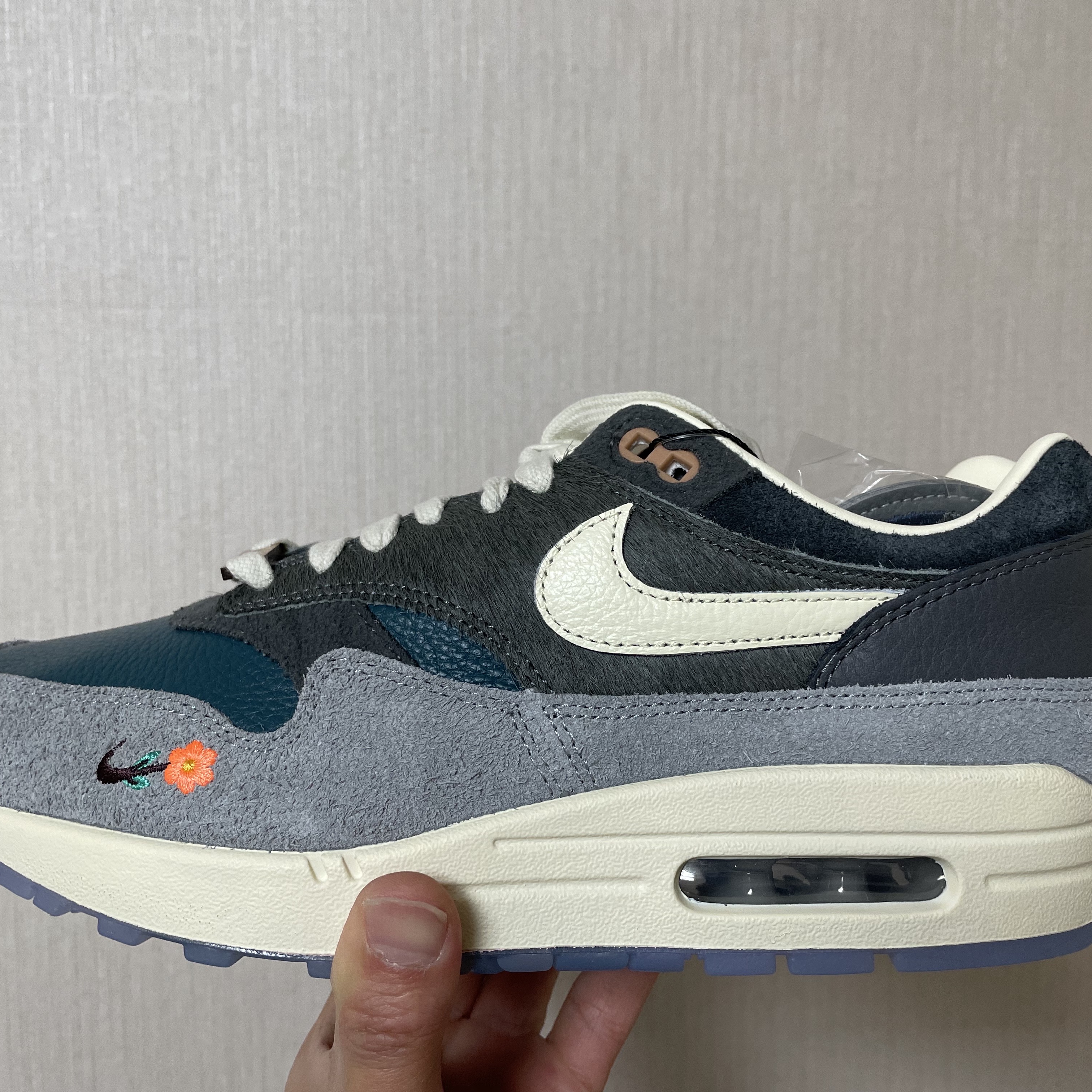 Nike x Kasina Air Max 1 SP Won-Ang Particle Grey 착용 스타일