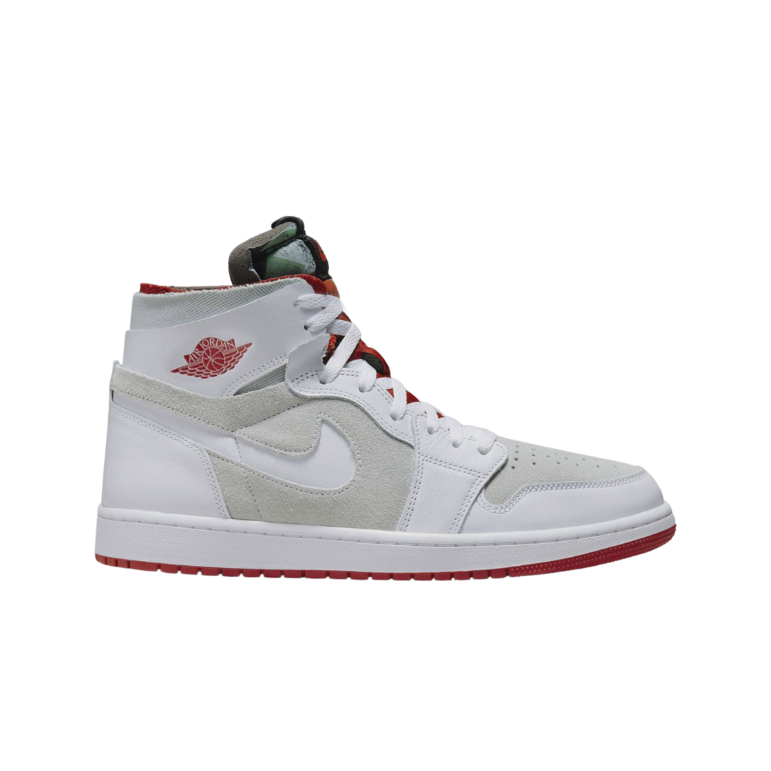 조던 1 줌 에어 컴포트 화이트 트루 레드(Jordan 1 Zoom Air CMFT White True Red)