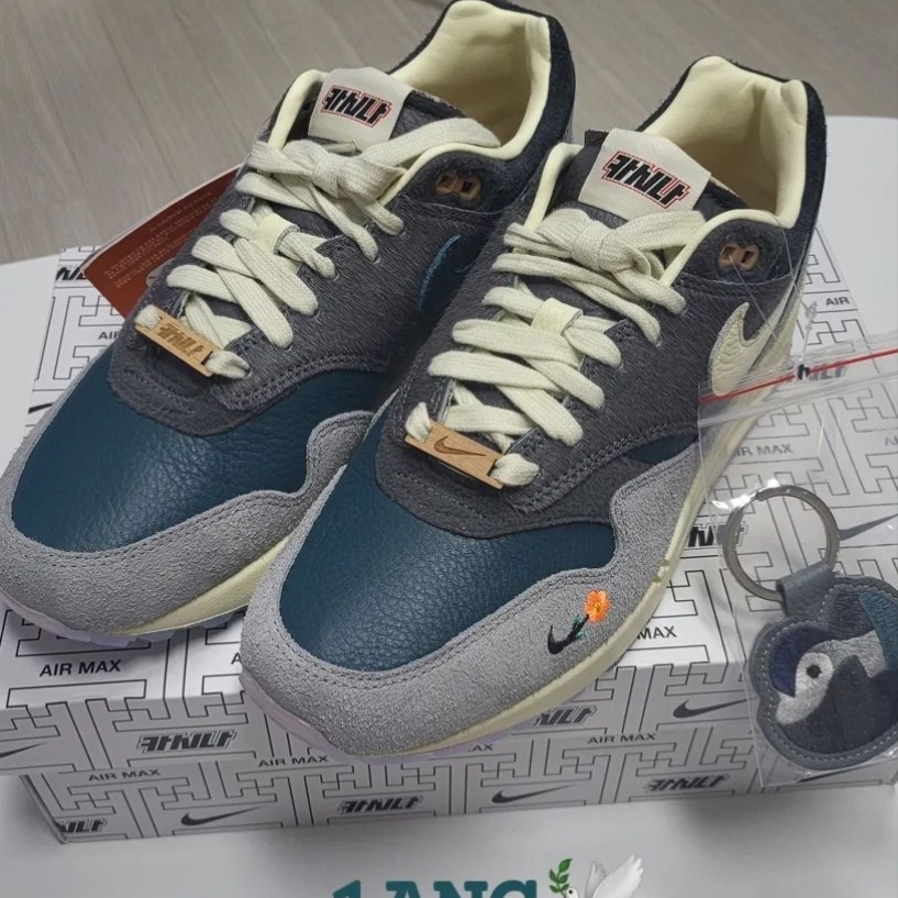 Nike x Kasina Air Max 1 SP Won-Ang Particle Grey 착용 스타일