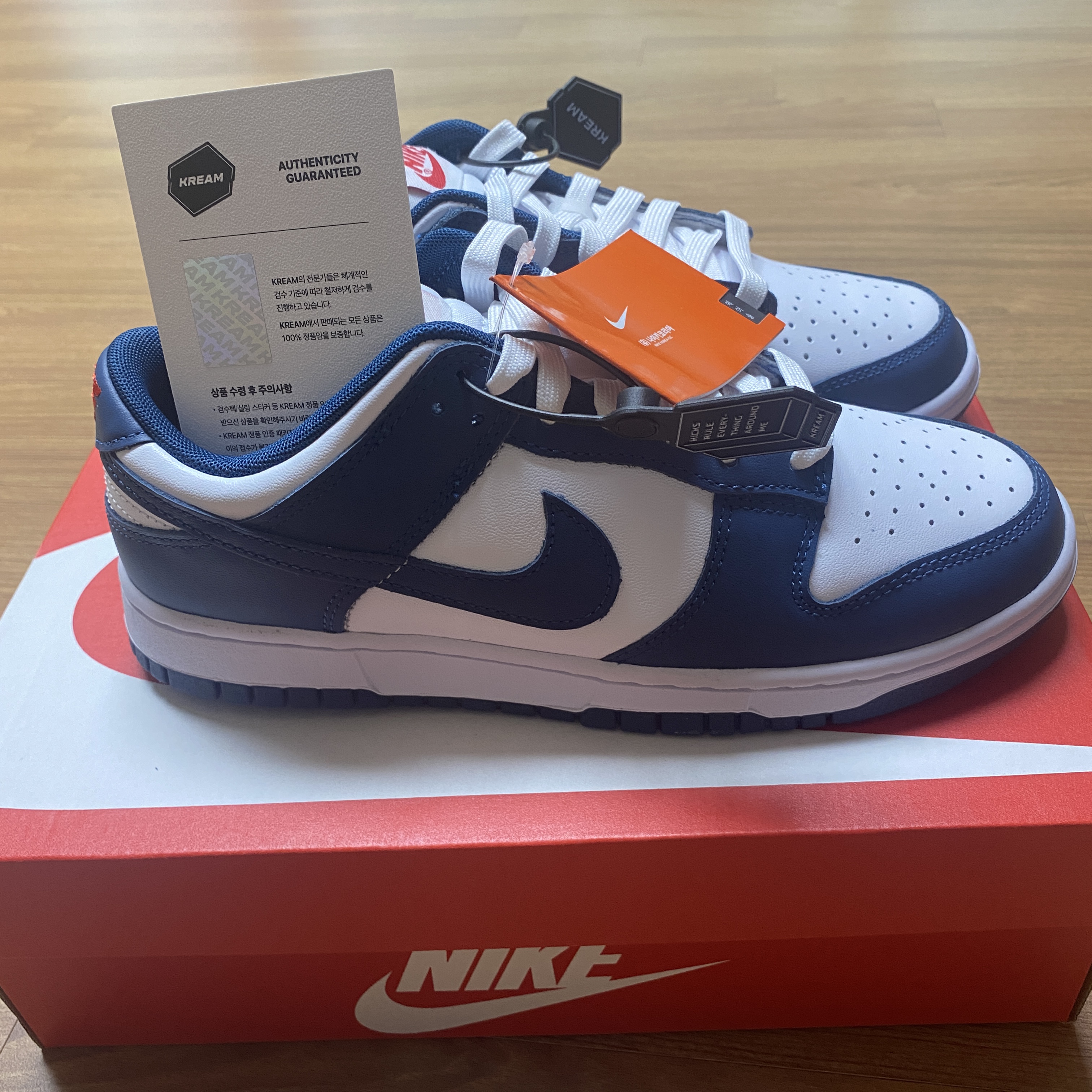 Nike Dunk Low Retro Valerian Blue 착용 스타일 - 2