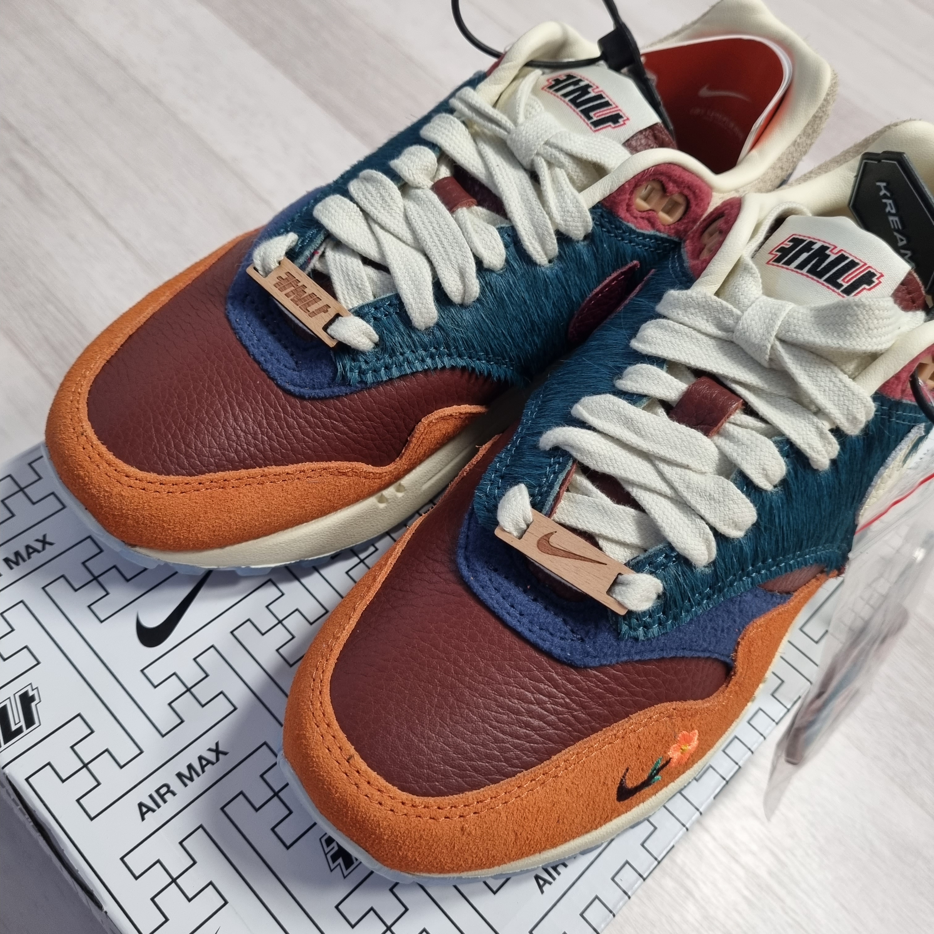 Nike x Kasina Air Max 1 SP Won-Ang Orange 착용 스타일 - 2
