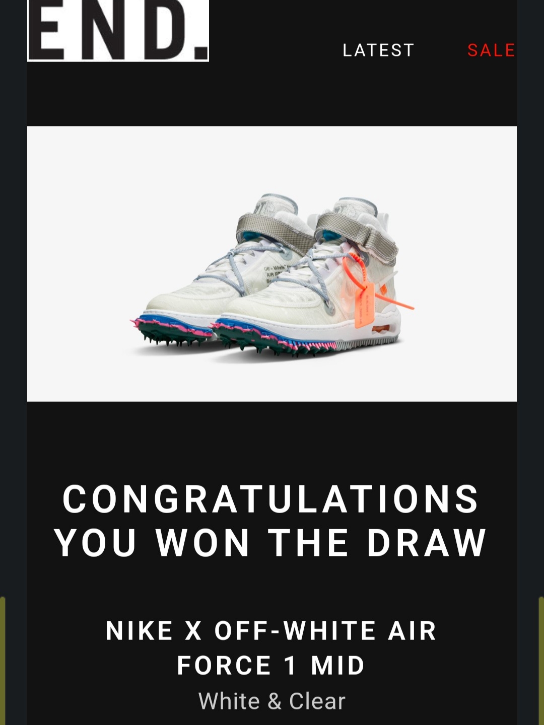 Nike x Off-White Air Force 1 Mid SP White 착용 스타일