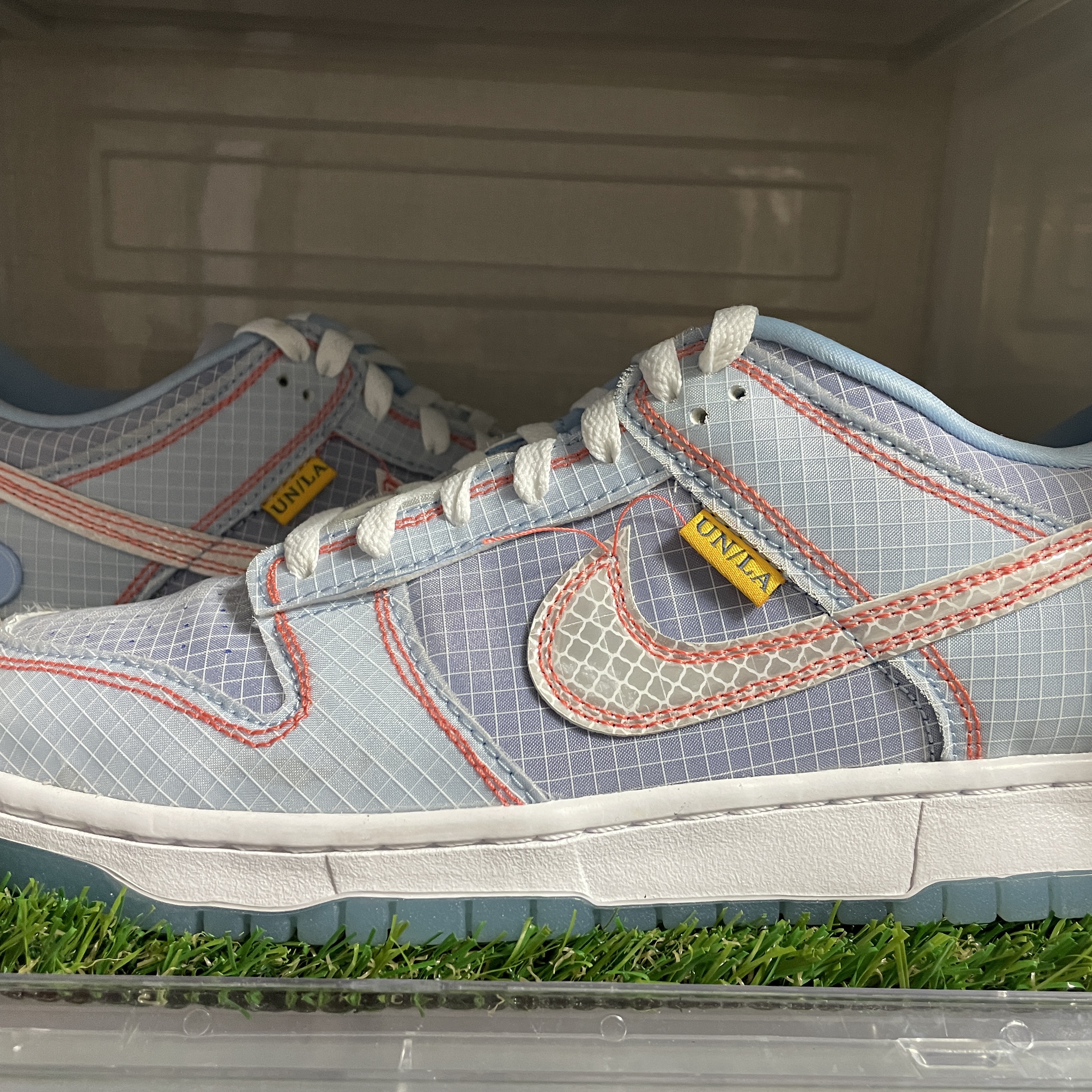 Nike x Union Dunk Low Passport Pack Argon 착용 스타일