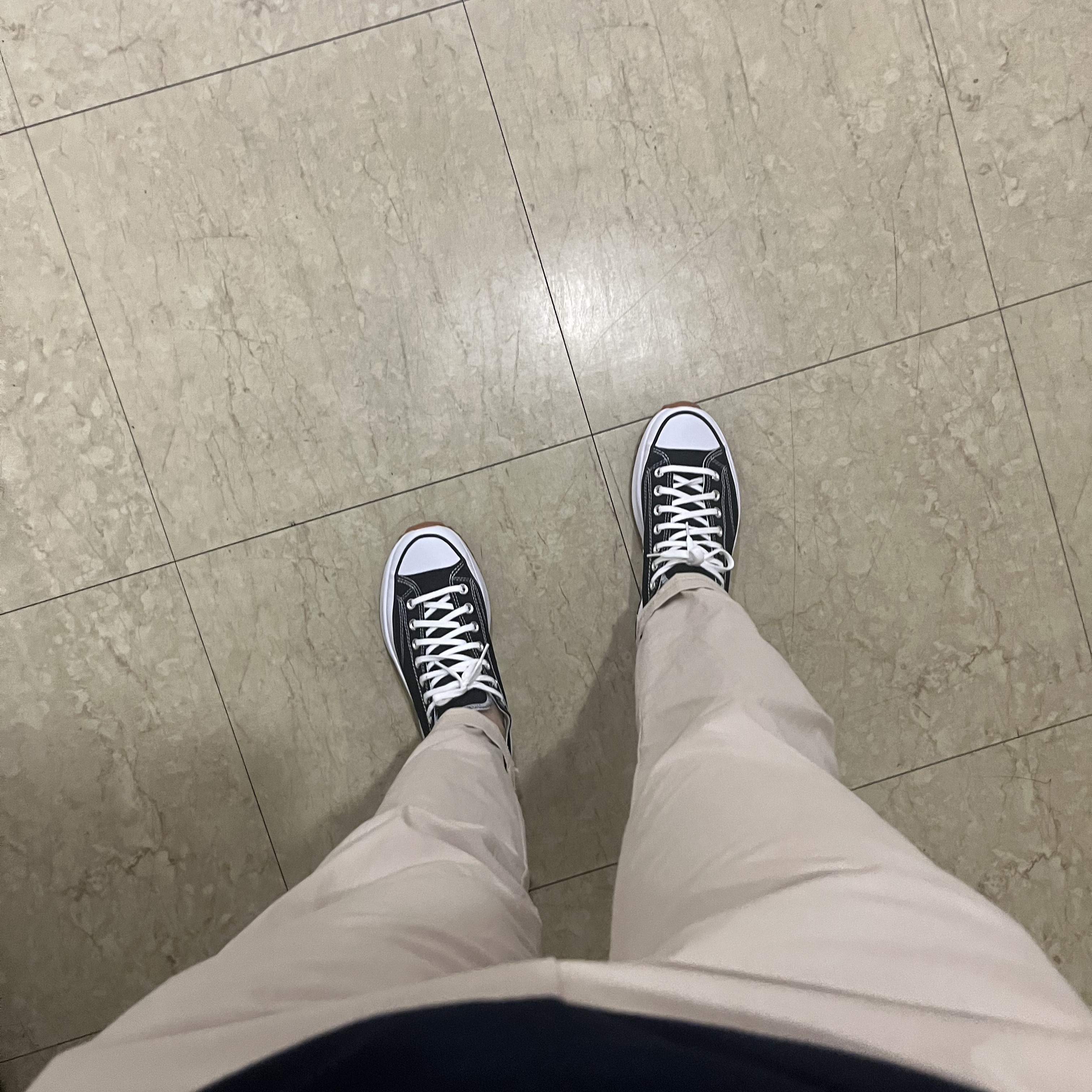 Converse Run Star Hike Low Black 착용 스타일