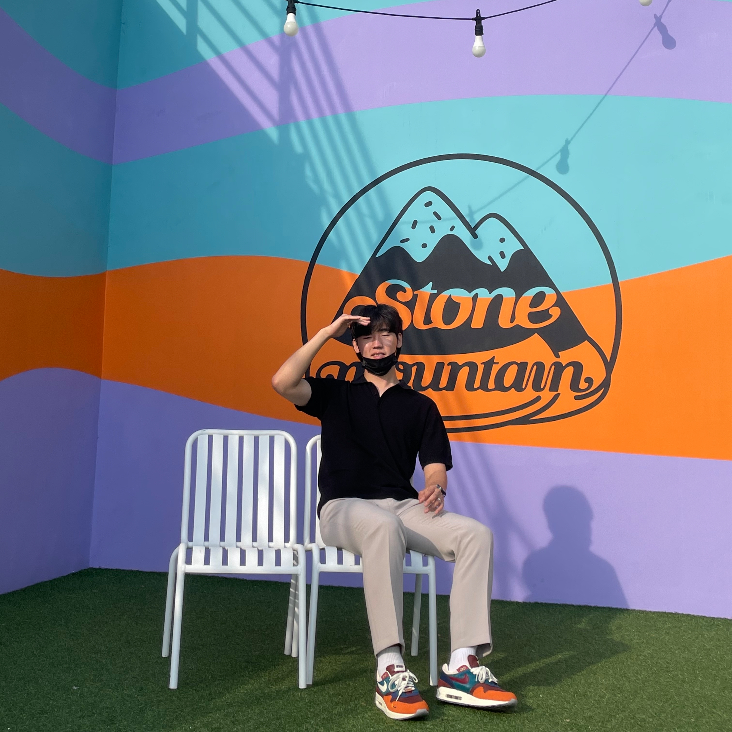 Nike x Kasina Air Max 1 SP Won-Ang Orange 착용 스타일 - 3