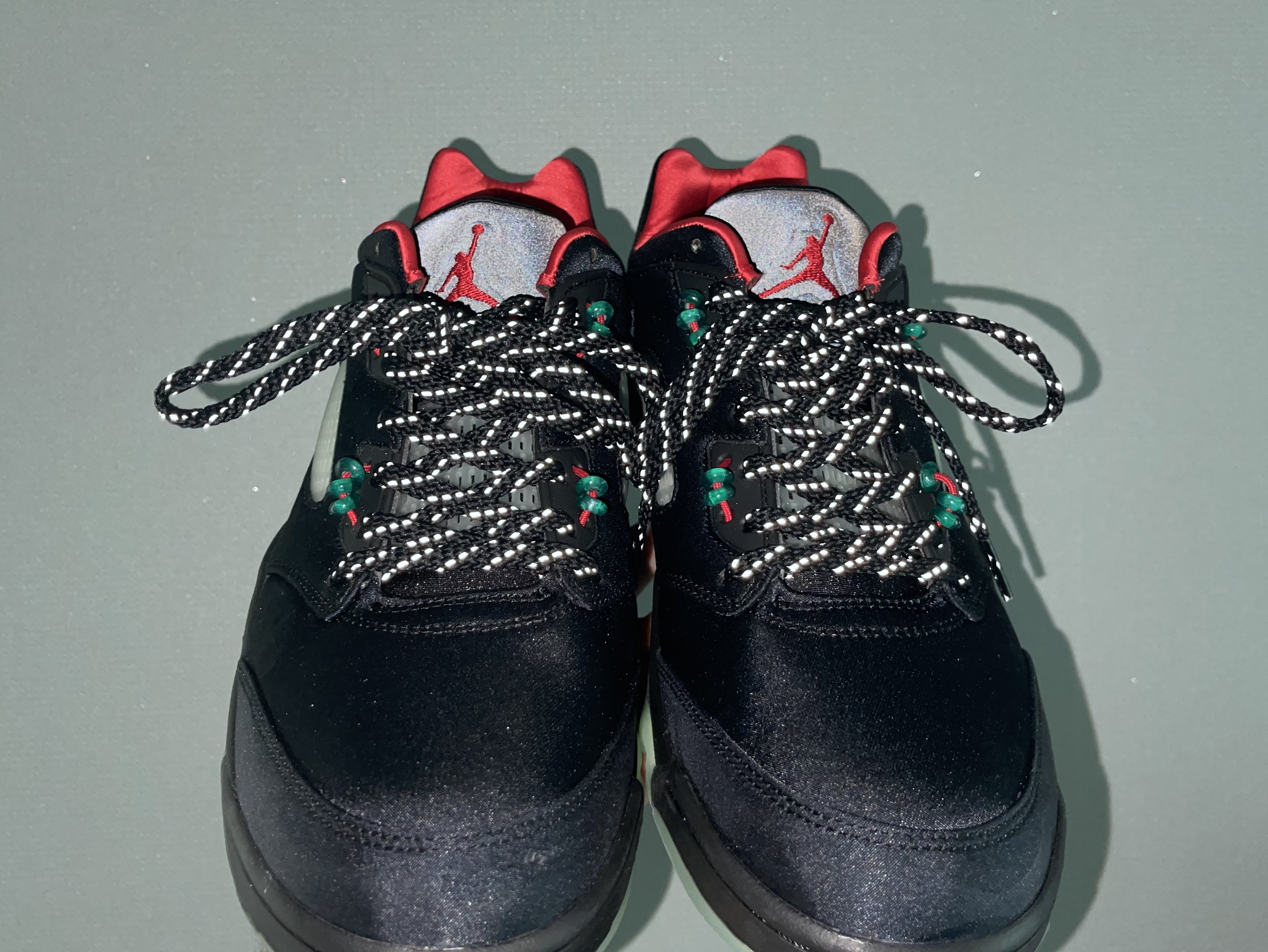 Jordan 5 x Clot Retro Low SP Anthracite 착용 스타일