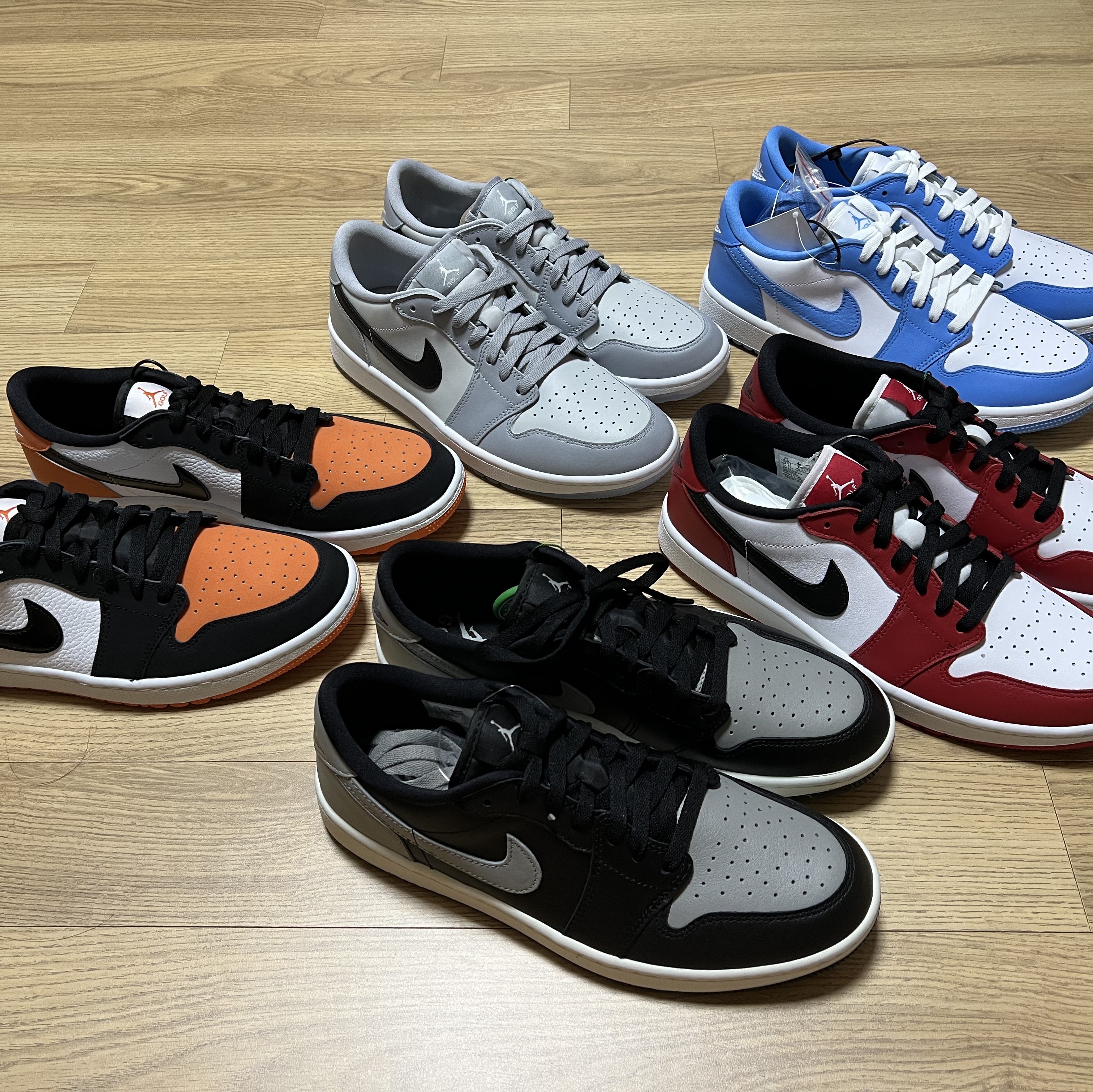 Jordan 1 Low Golf Wolf Grey, Jordan 1 Low Golf Chicago 착용 스타일 - 4