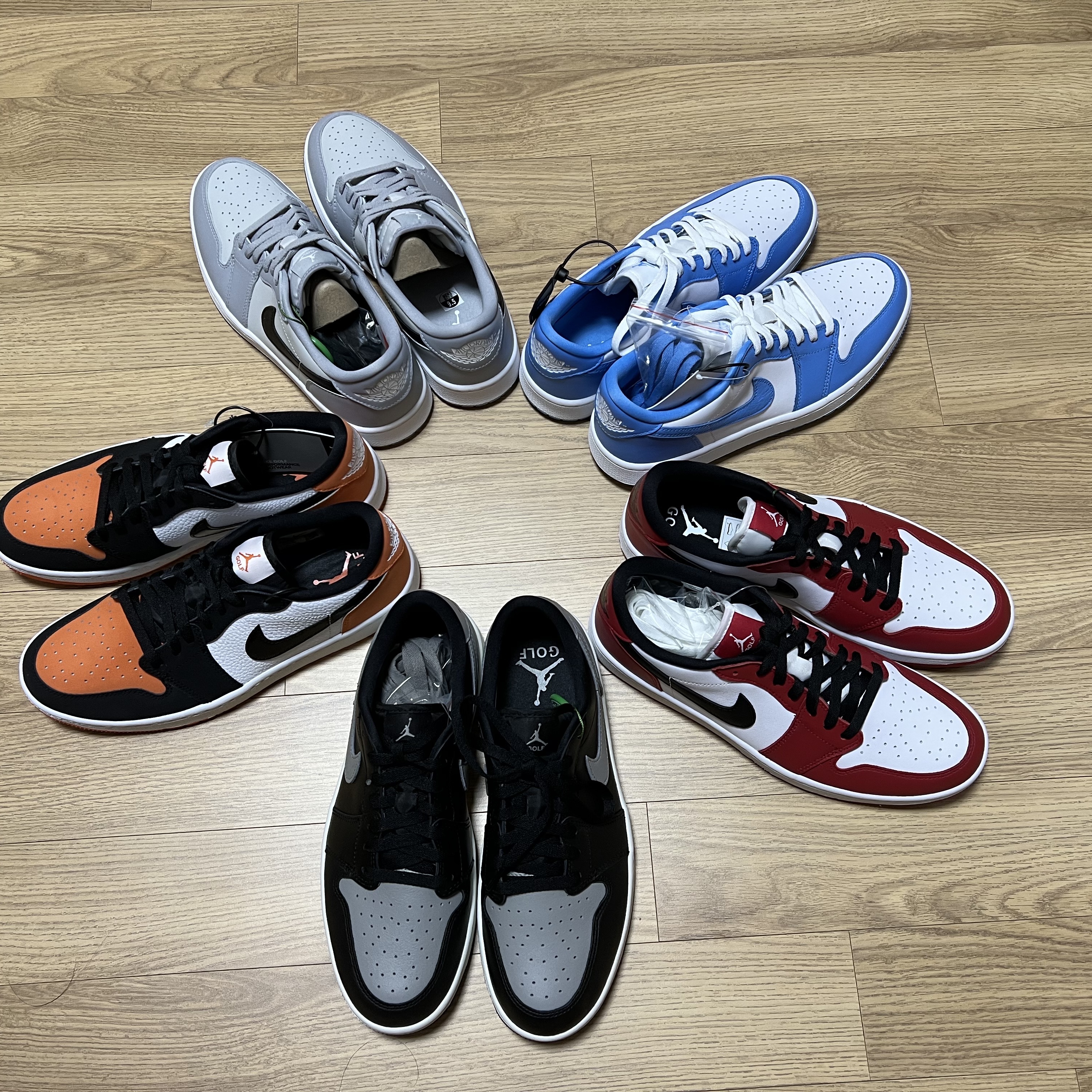 Jordan 1 Low Golf Wolf Grey, Jordan 1 Low Golf Chicago 착용 스타일 - 2