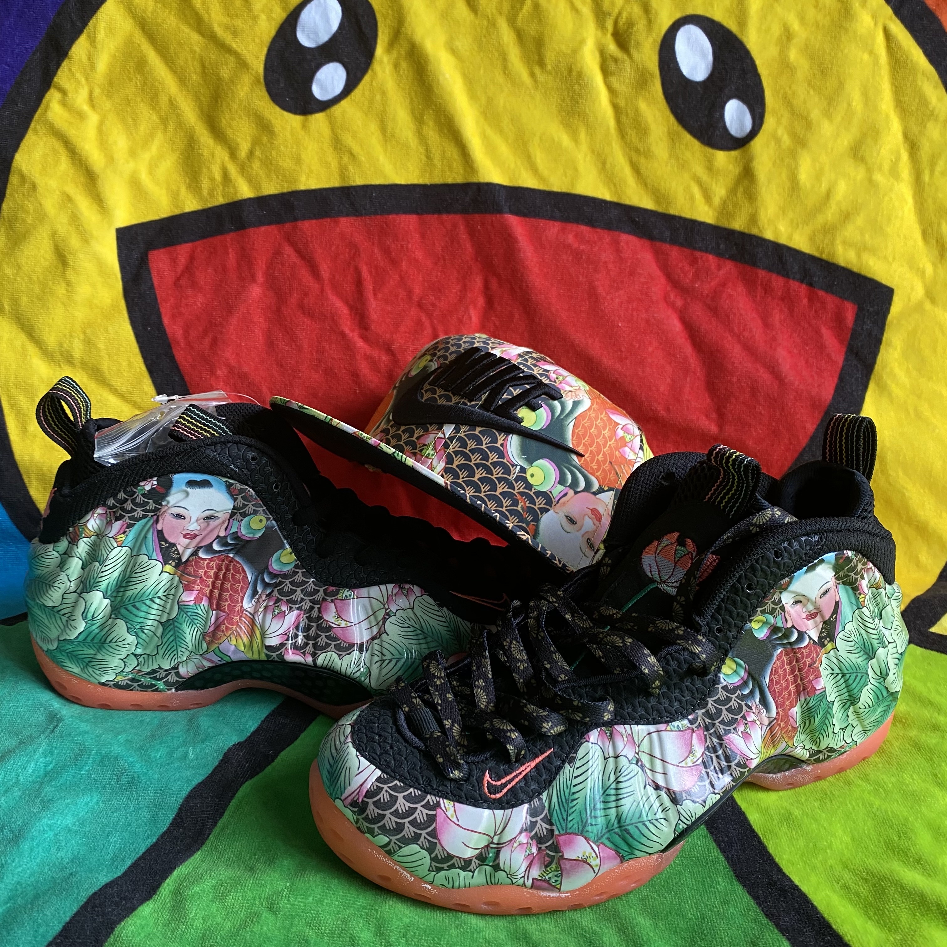 Nike Air Foamposite One Tianjin 착용 스타일