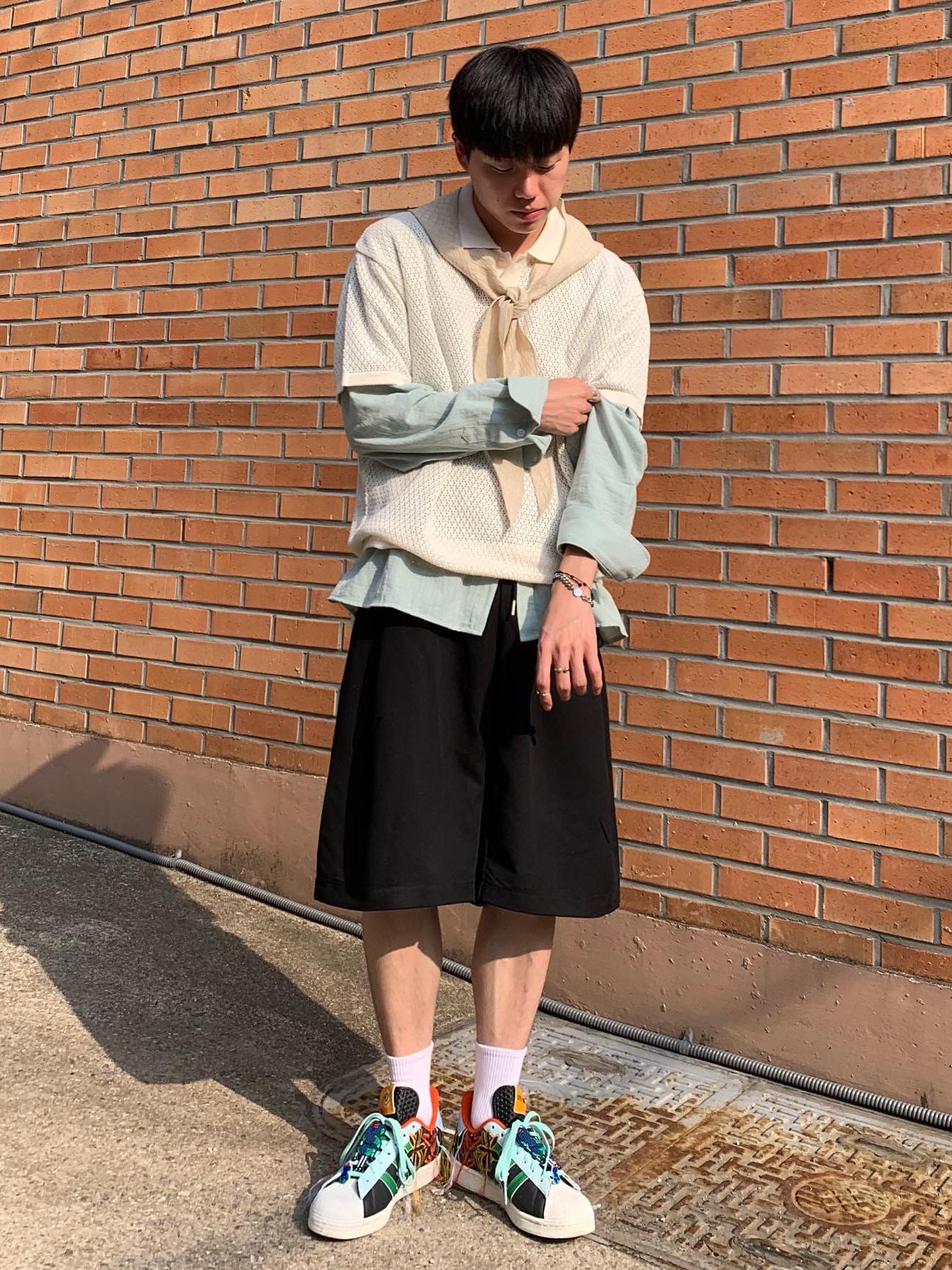 Adidas x Sean Wotherspoon Superstar Superearth Black 착용 스타일