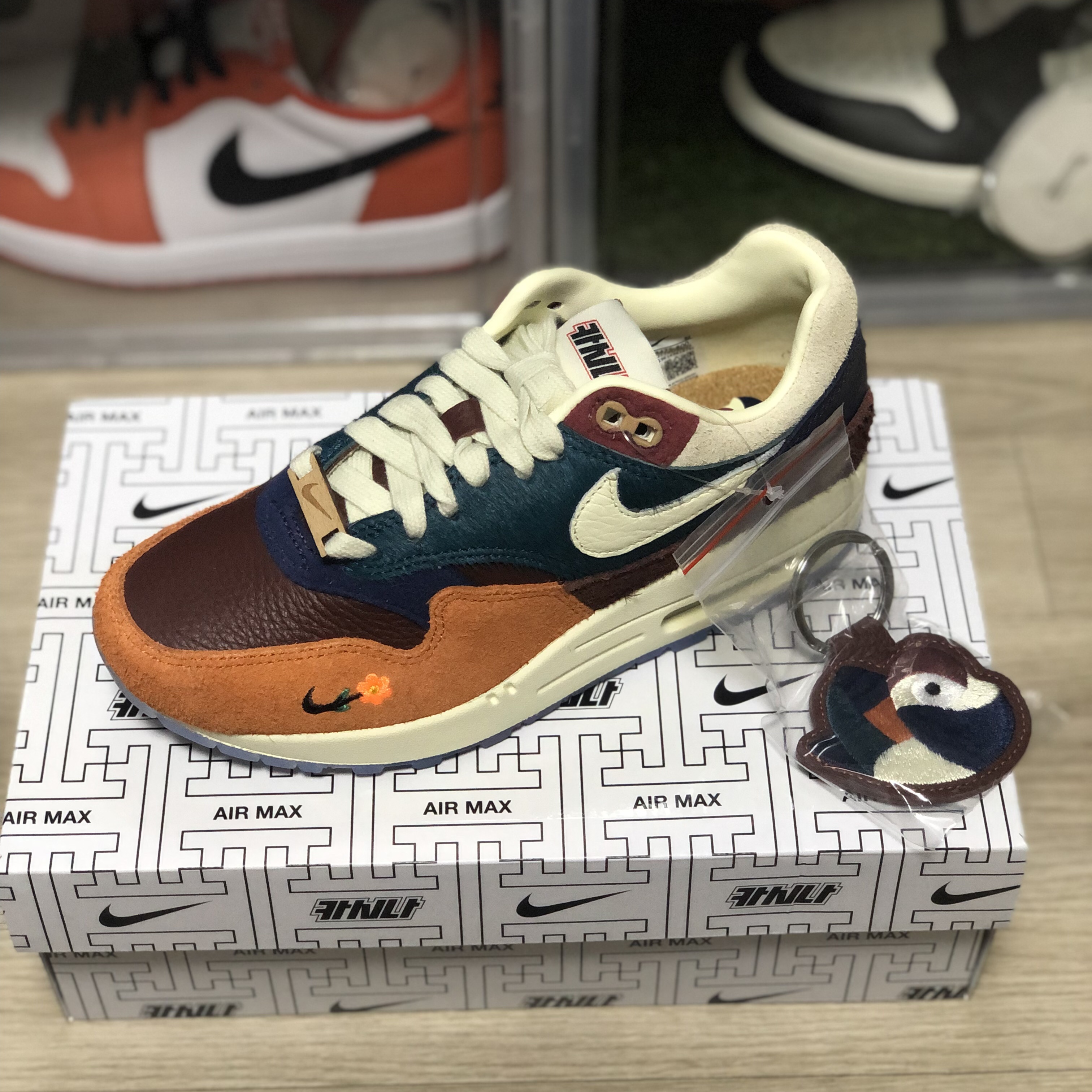 Nike x Kasina Air Max 1 SP Won-Ang Orange 착용 스타일