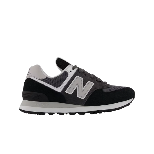 (W) New Balance 574 Black Magnet