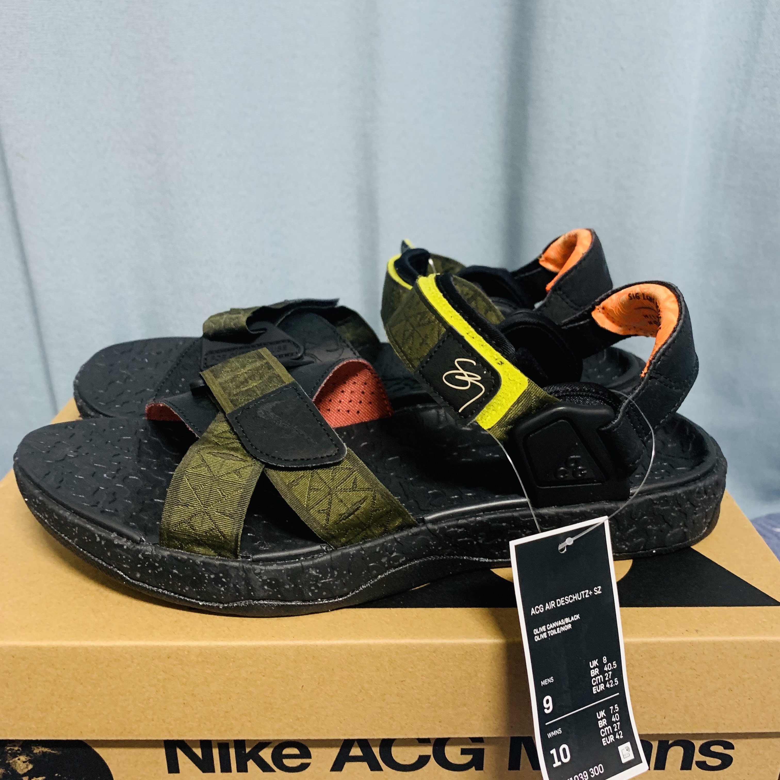 Nike x Sig Zane Designs ACG Air Deschutz+ SZ Olive Canvas 착용 스타일 - 2
