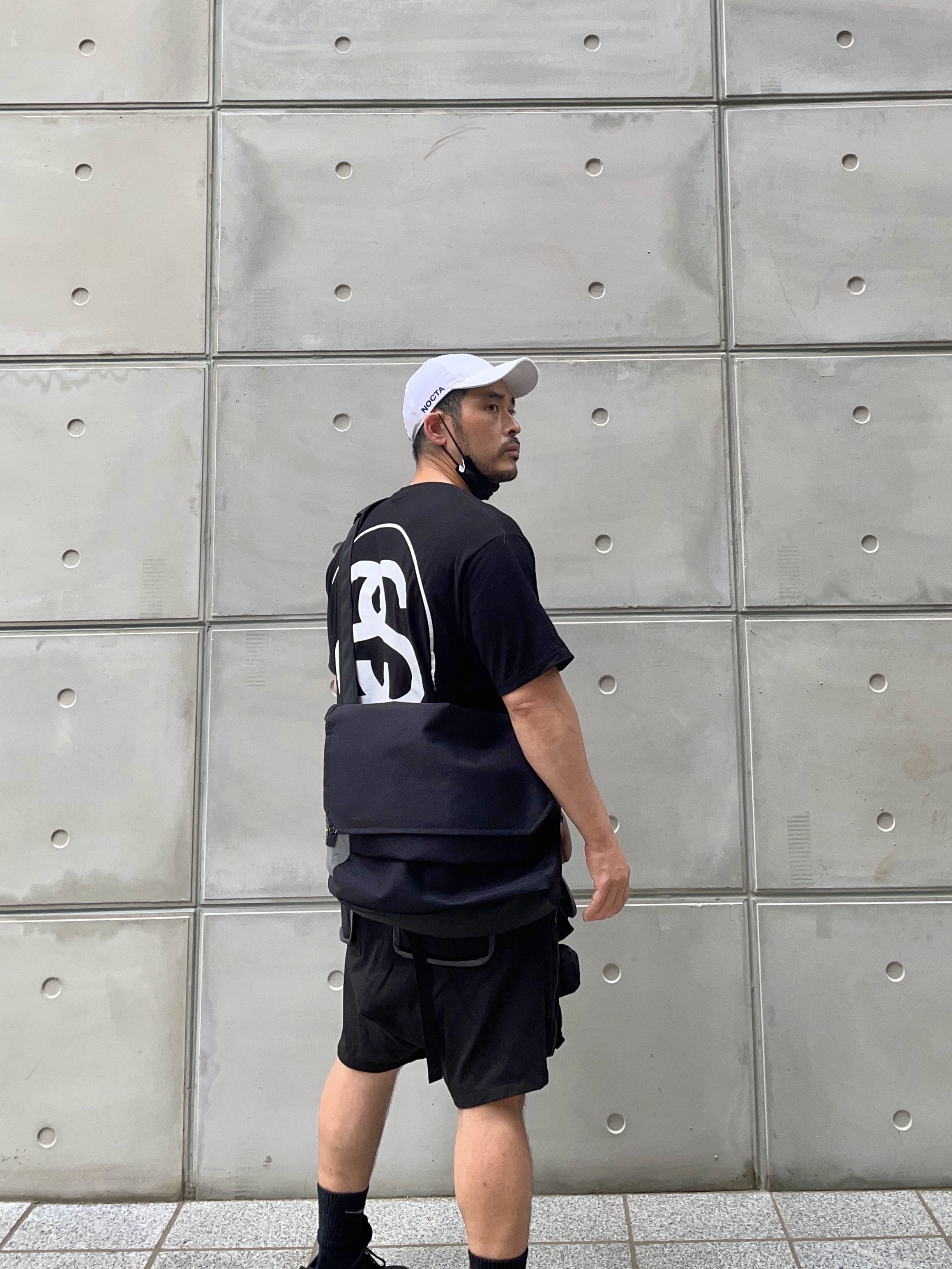 Adidas Tubular X ASW PK 2016, Stussy Big Link T-Shirt Black 착용 스타일 - 2