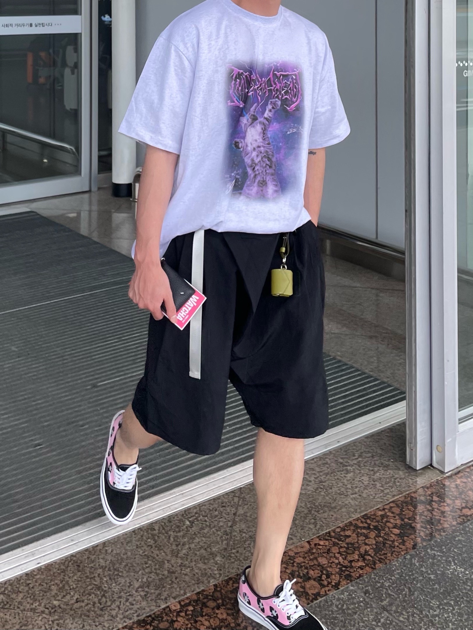 Vans Vault x Wacko Maria OG Authentic LX Pink 착용 스타일 - 2