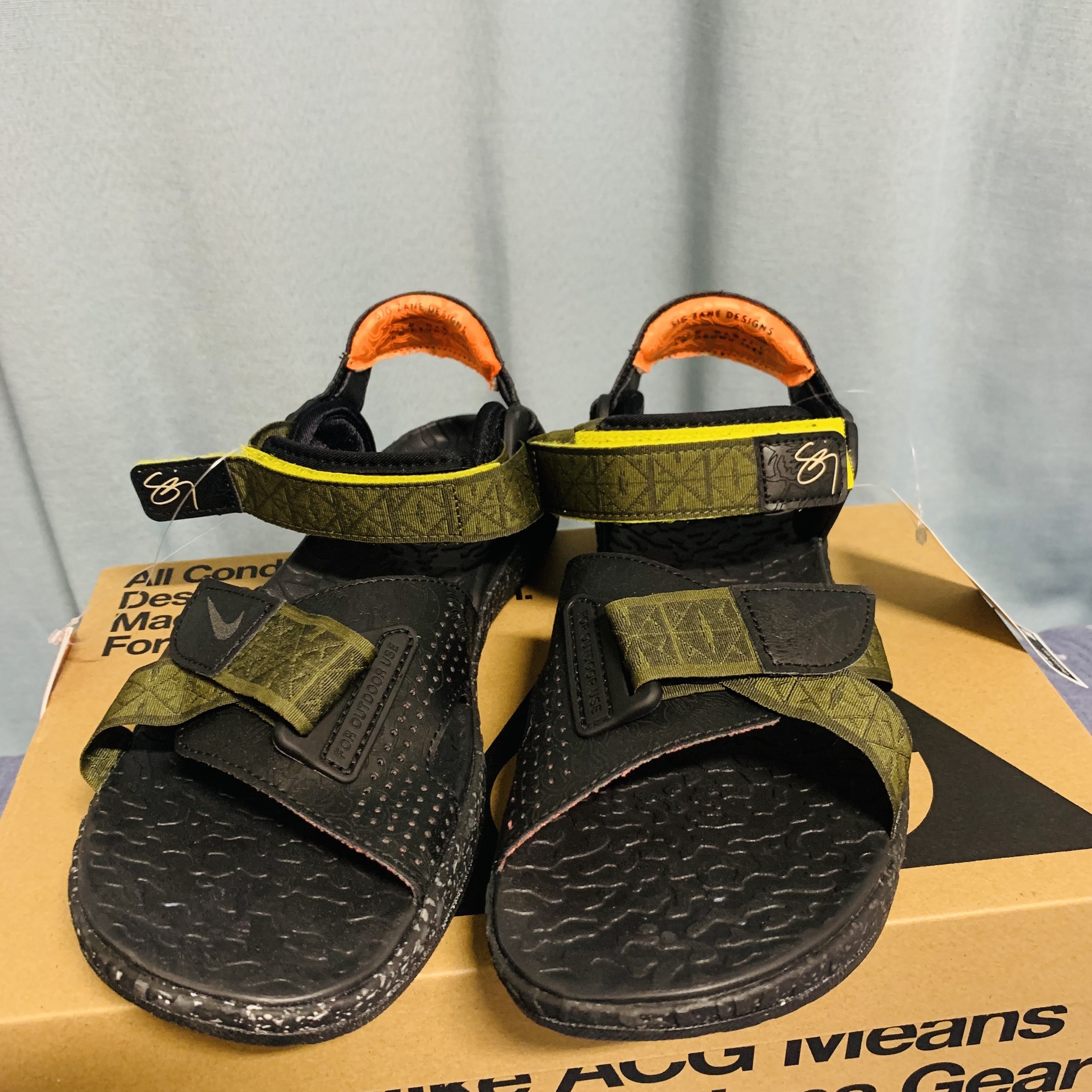 Nike x Sig Zane Designs ACG Air Deschutz+ SZ Olive Canvas 착용 스타일 - 3