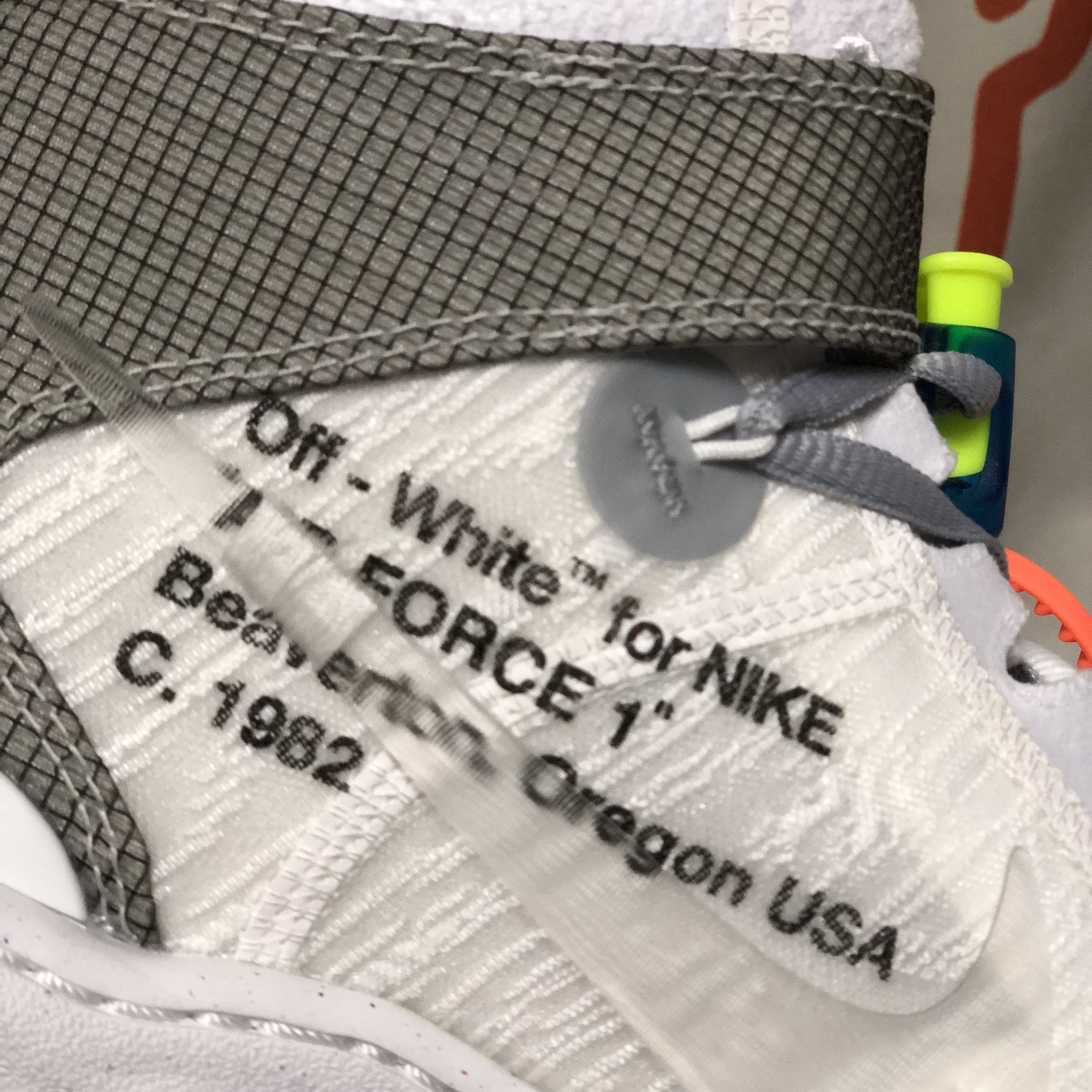 Nike x Off-White Air Force 1 Mid SP White ์ฐฉ์ฉ ์คํ์ผ - 3